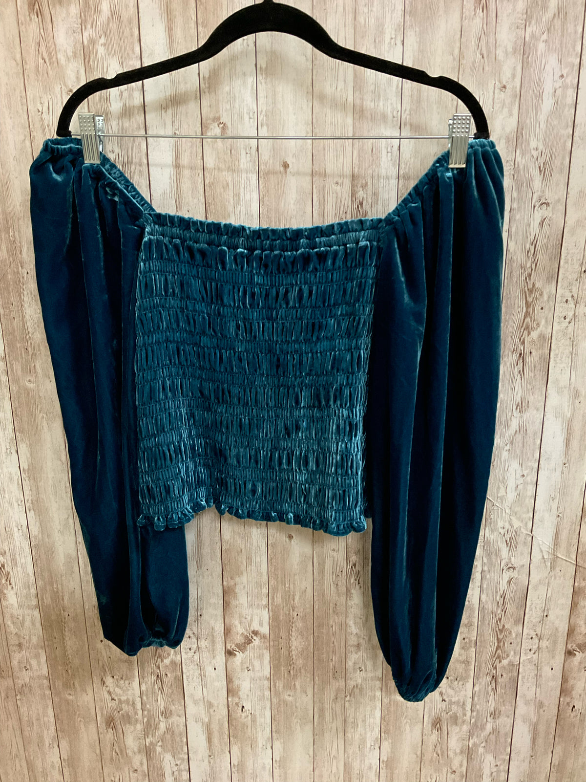 Size M ANTHROPOLOGIE Teal Top