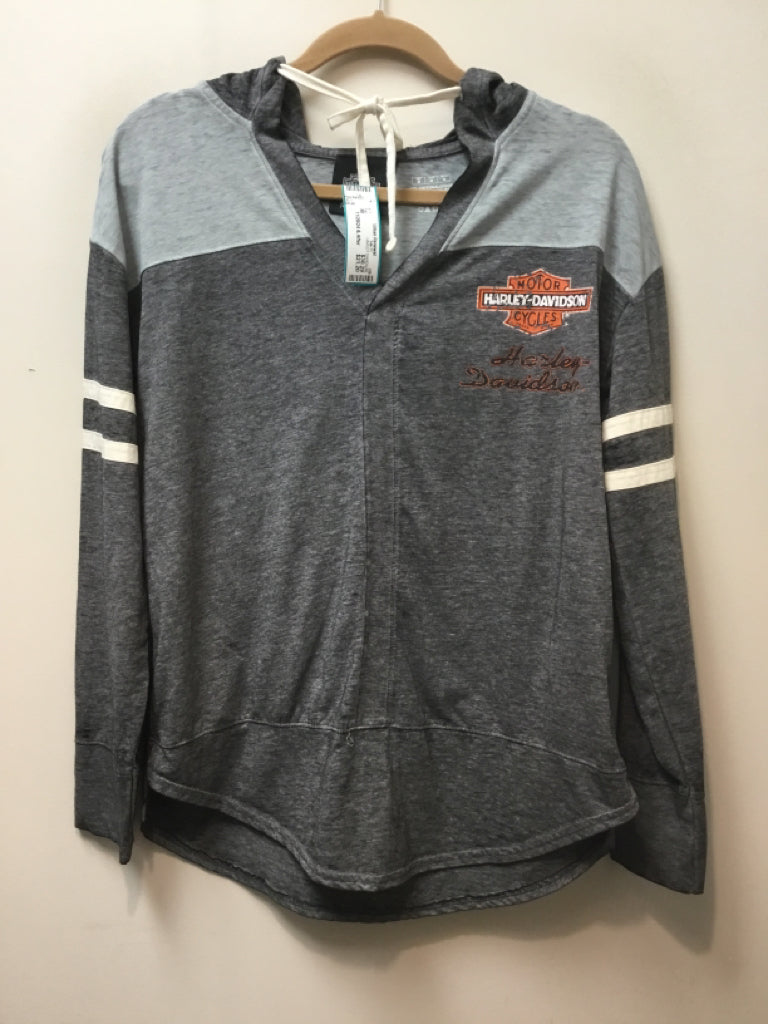 HARLEY DAVIDSON Size M Gray Top