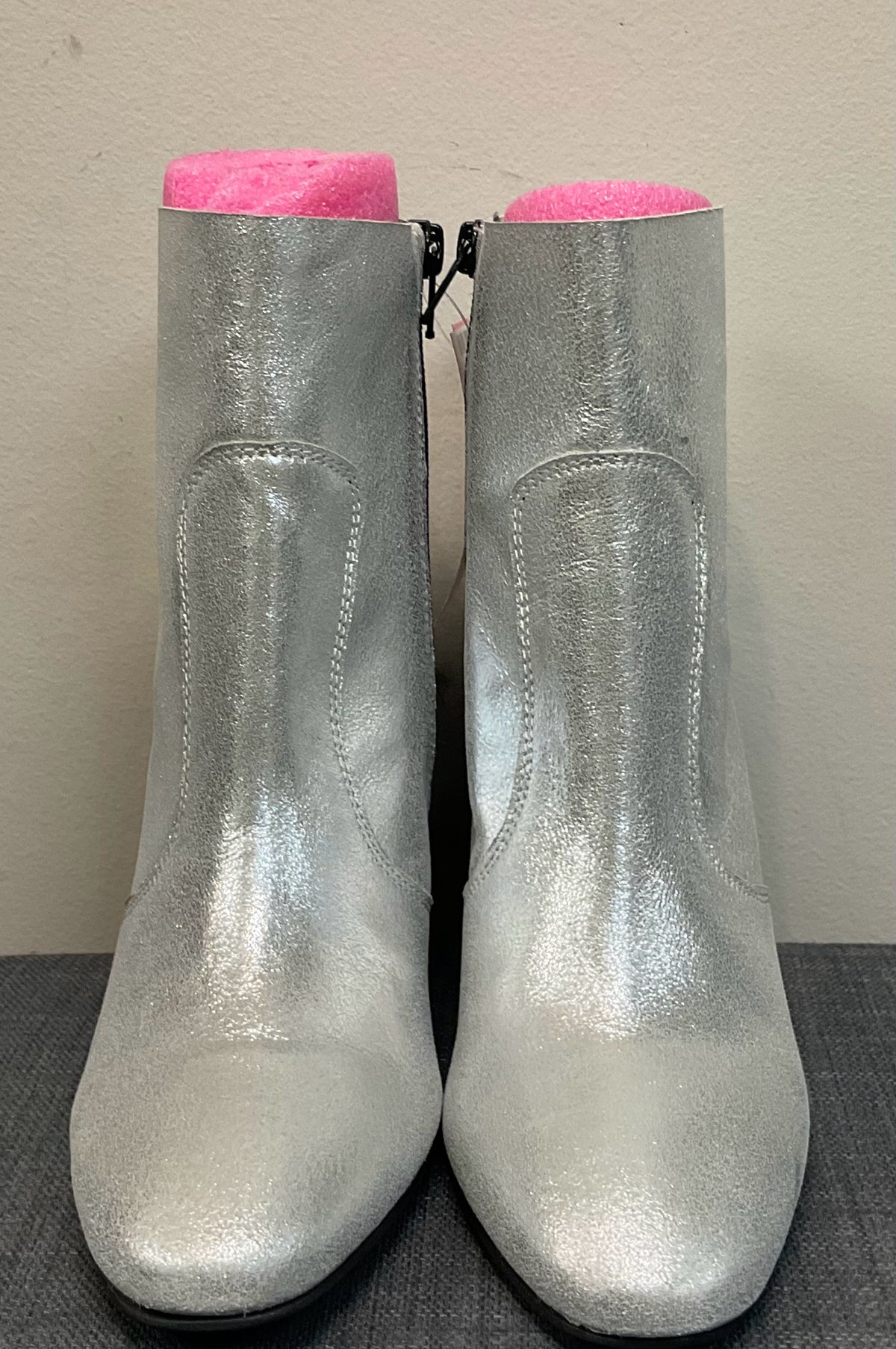 6 BLACK SUEDE STUDIO Silver SHOES
