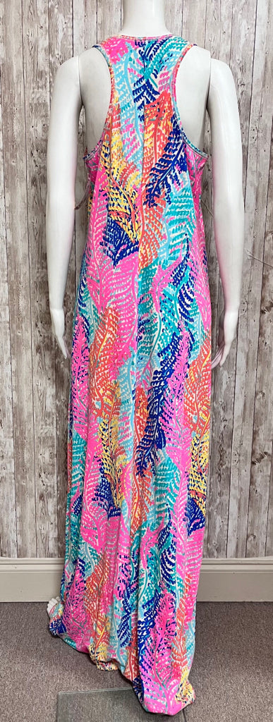 Size M LILLY PULITZER PINK AND BLUE Dress