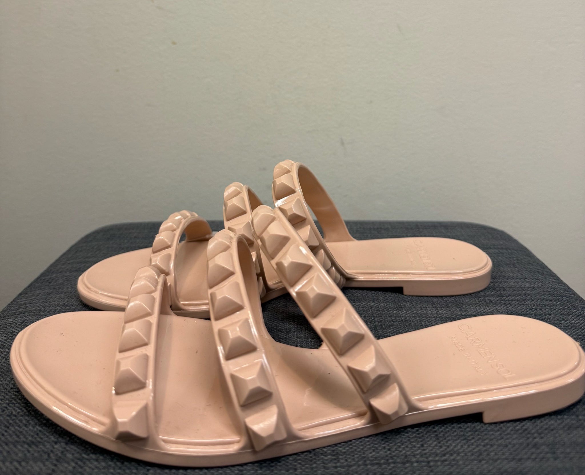 8 CARMEN SOL Blush Sandals