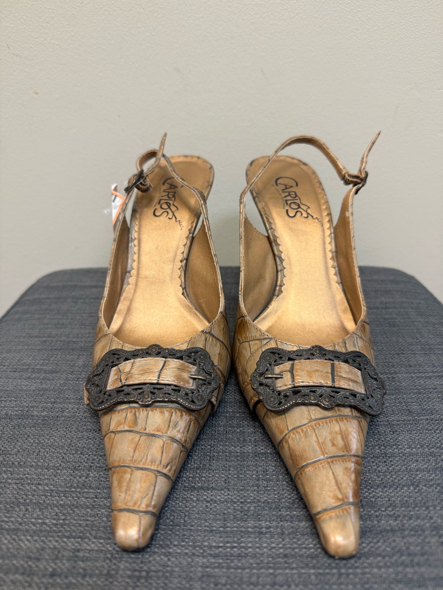 7 CARLOS Tan SHOES