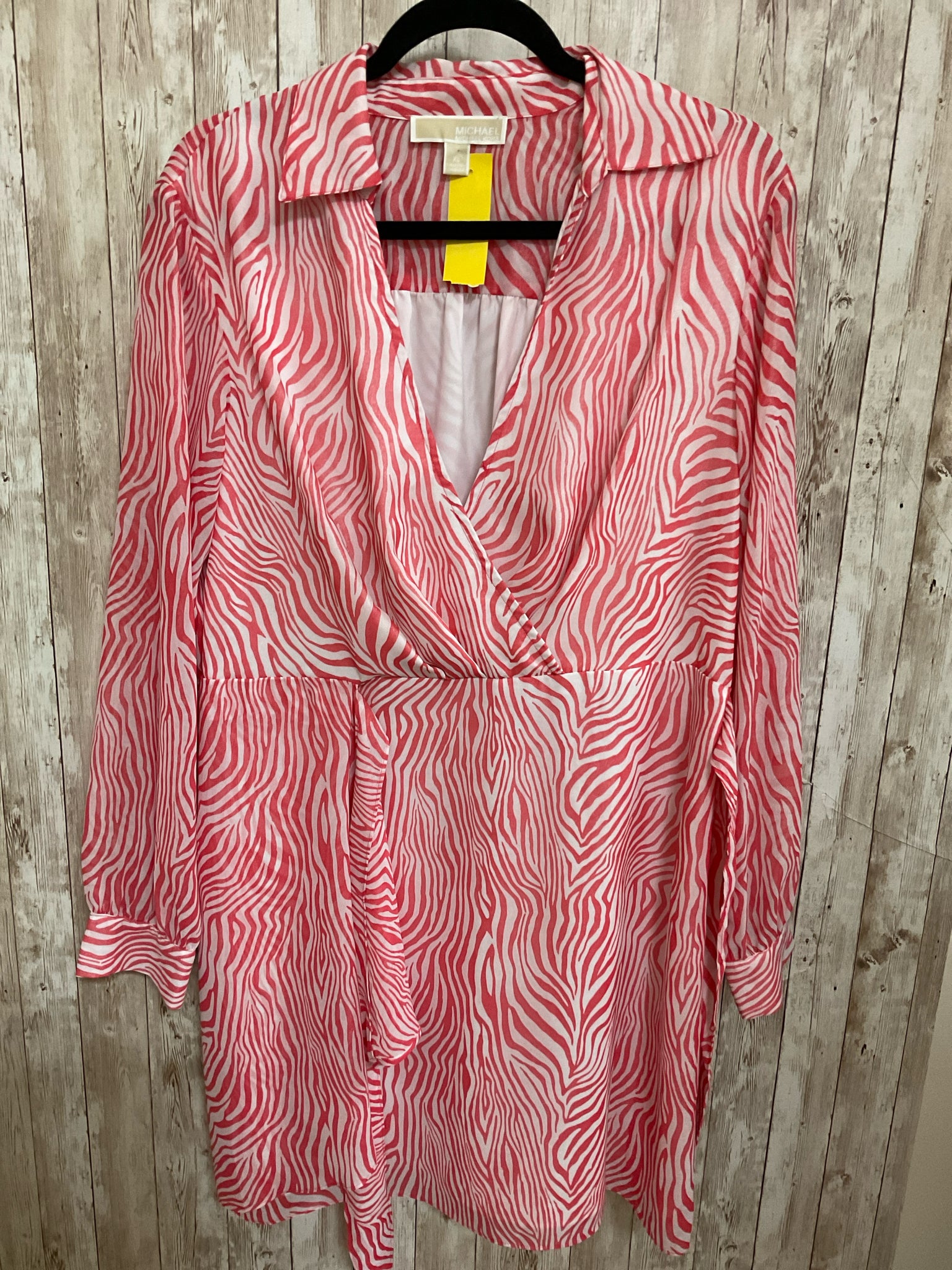 Size XL MICHAEL KORS CORAL AND WHITE Dress