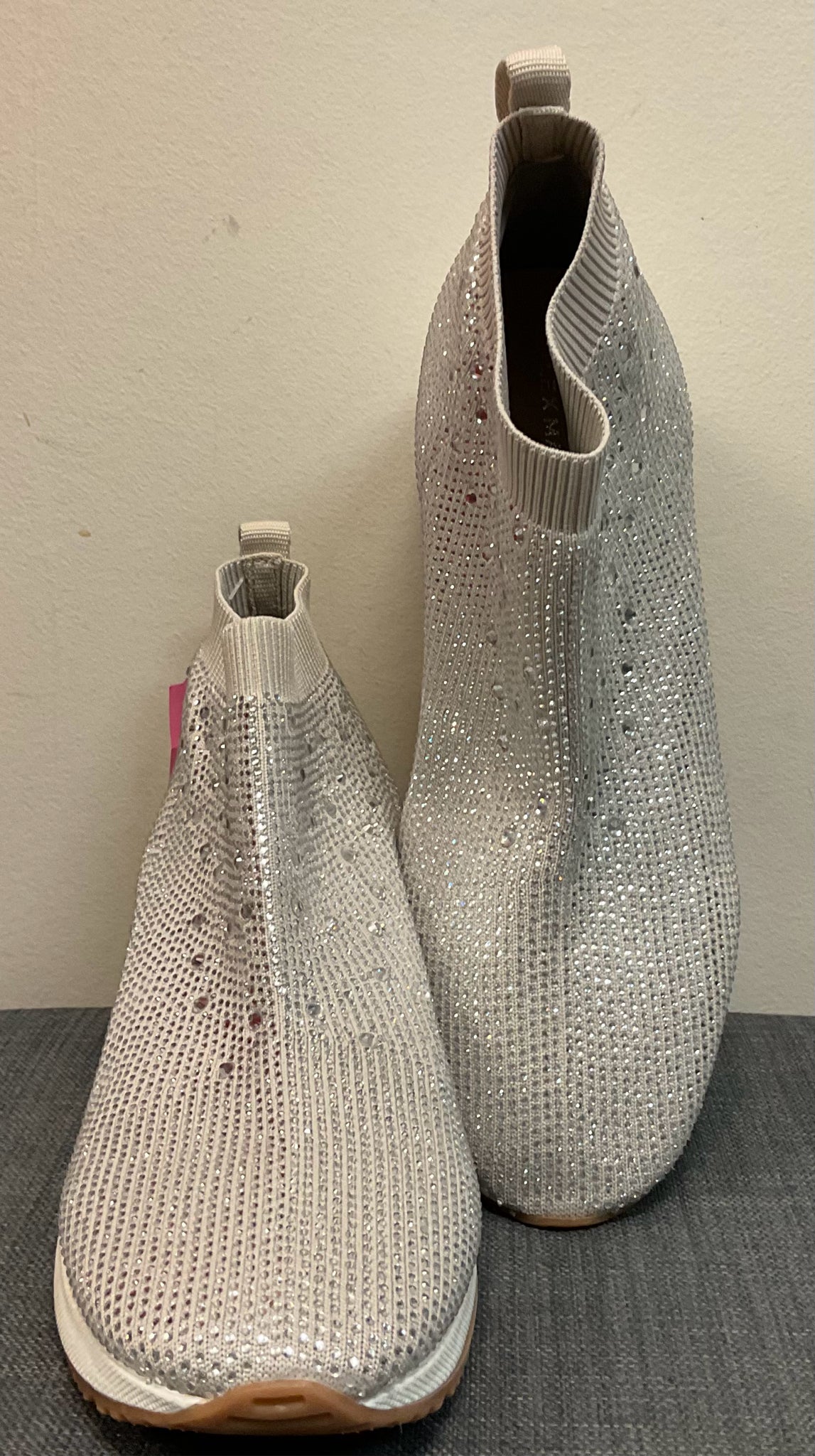 9 ALEX MARIE Silver Boots