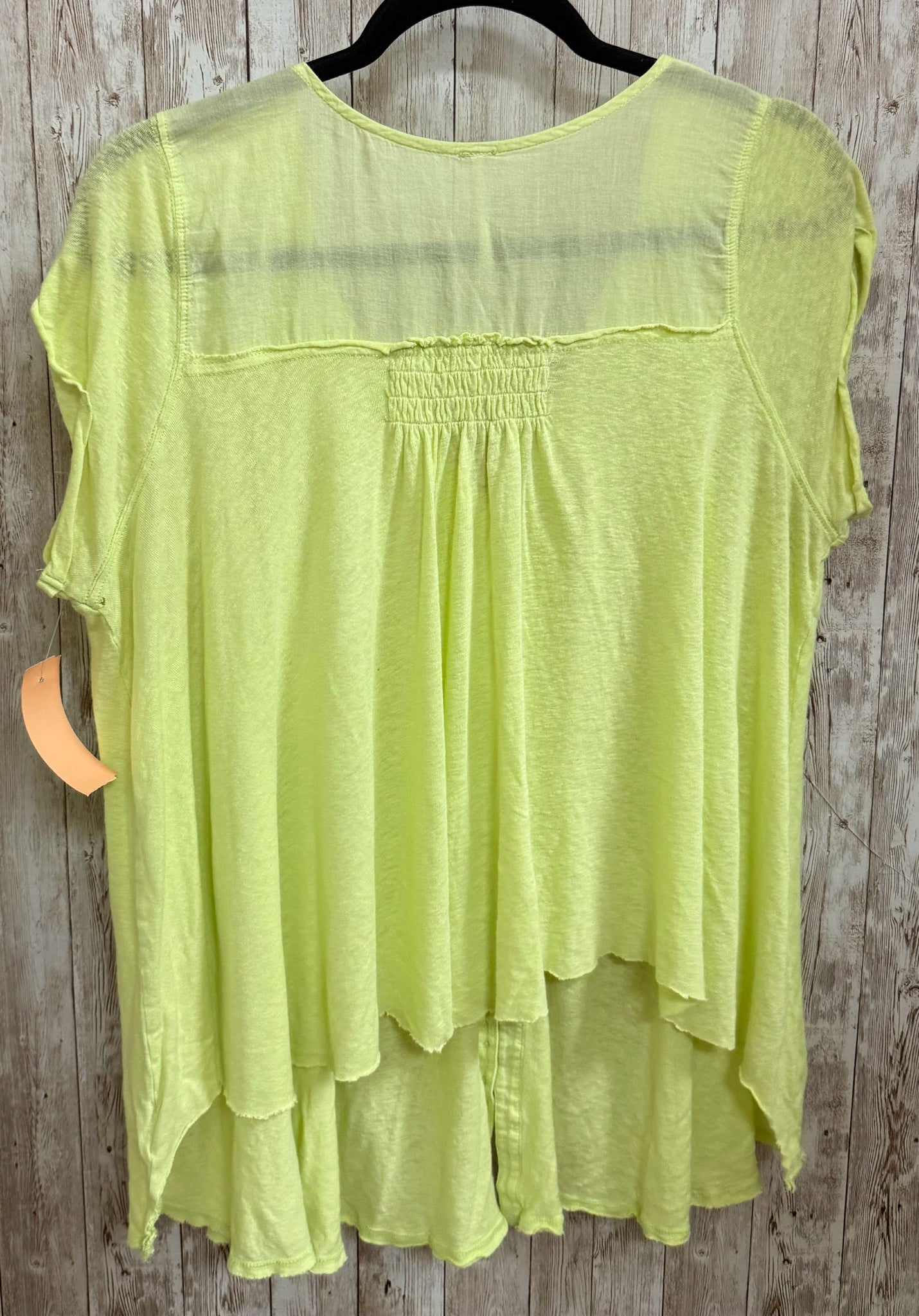 Size S FREE PEOPLE Yellow Top