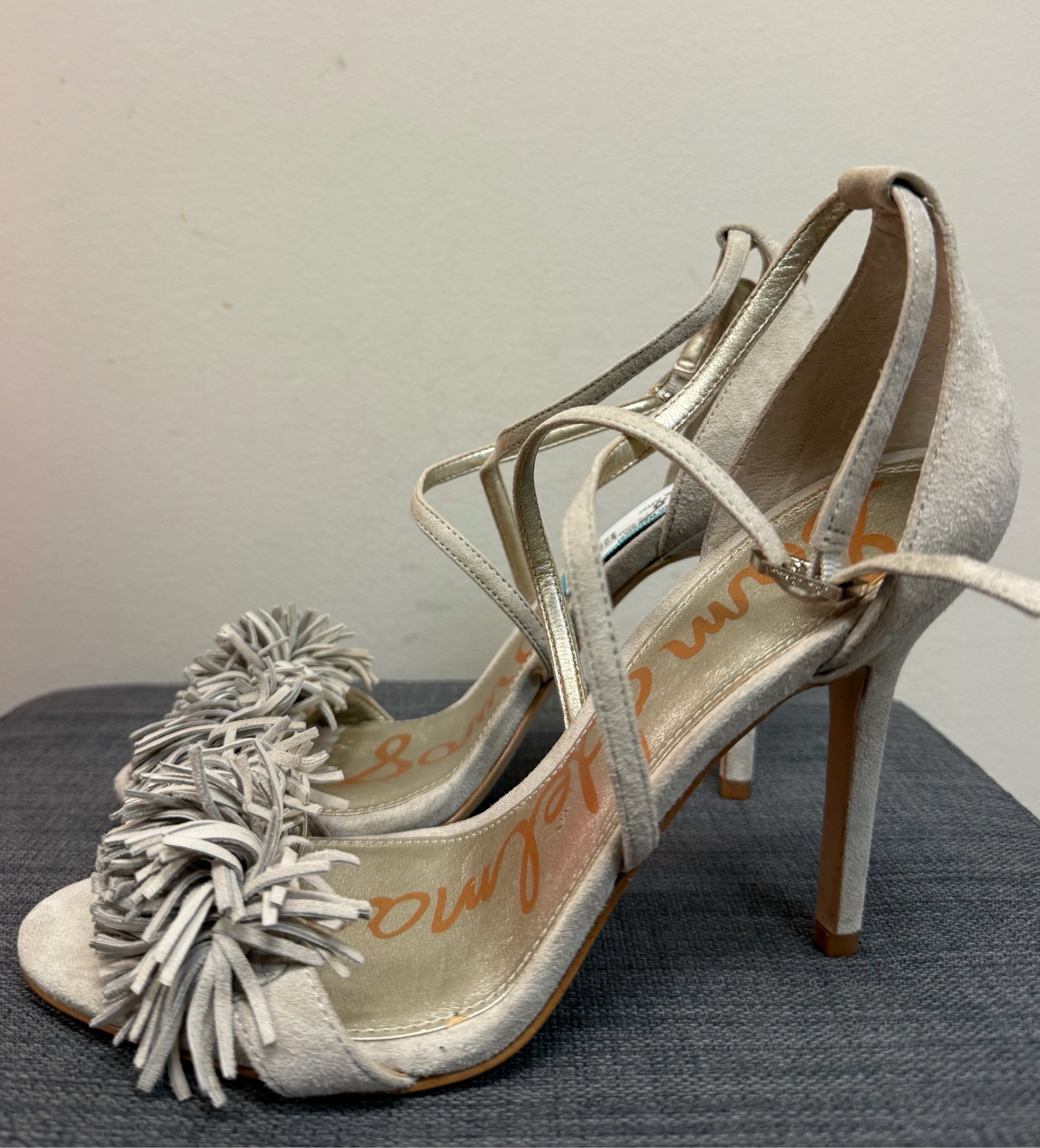 7.5 SAM EDELMAN Light Grey SHOES