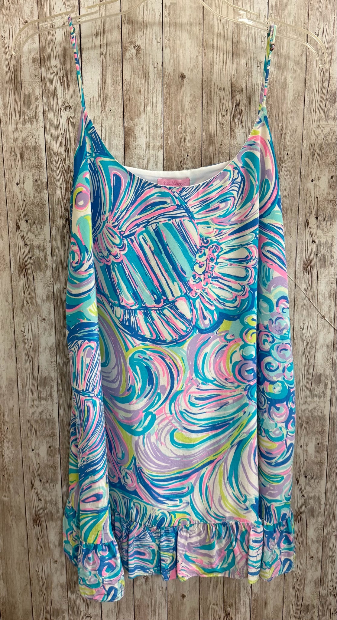 Size L LILLY PULITZER Blue Print Top