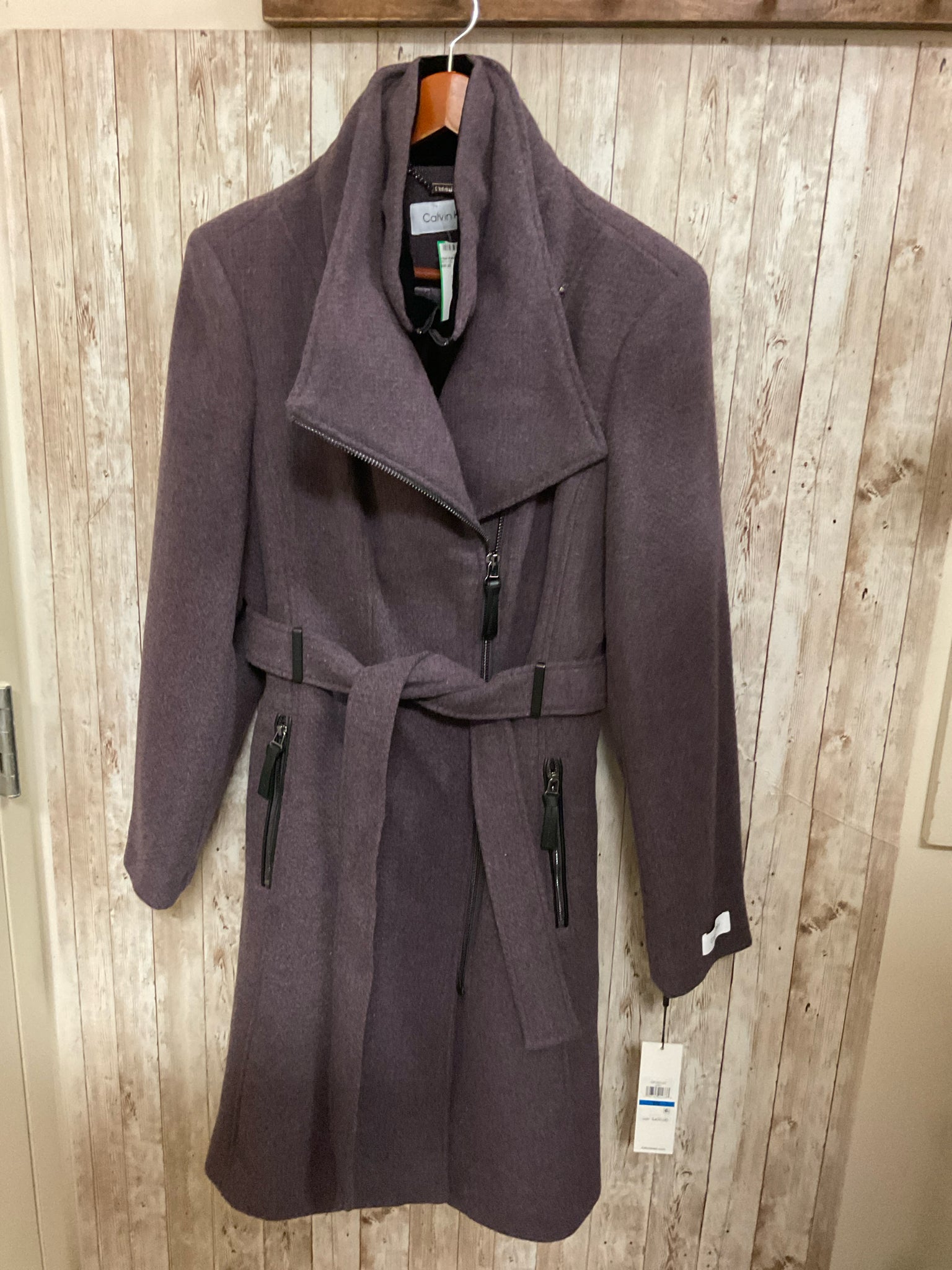 CALVIN KLEIN Purple Coat