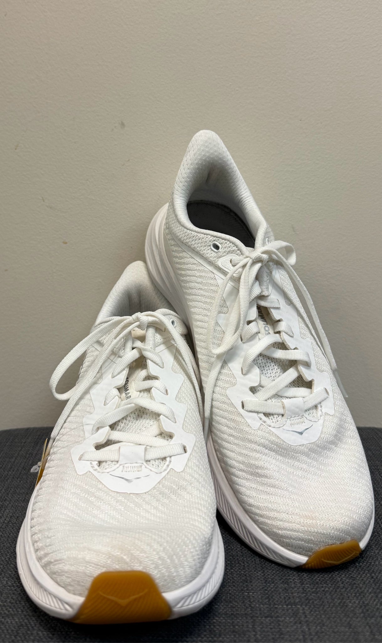 9.5 HOKA White Sneakers