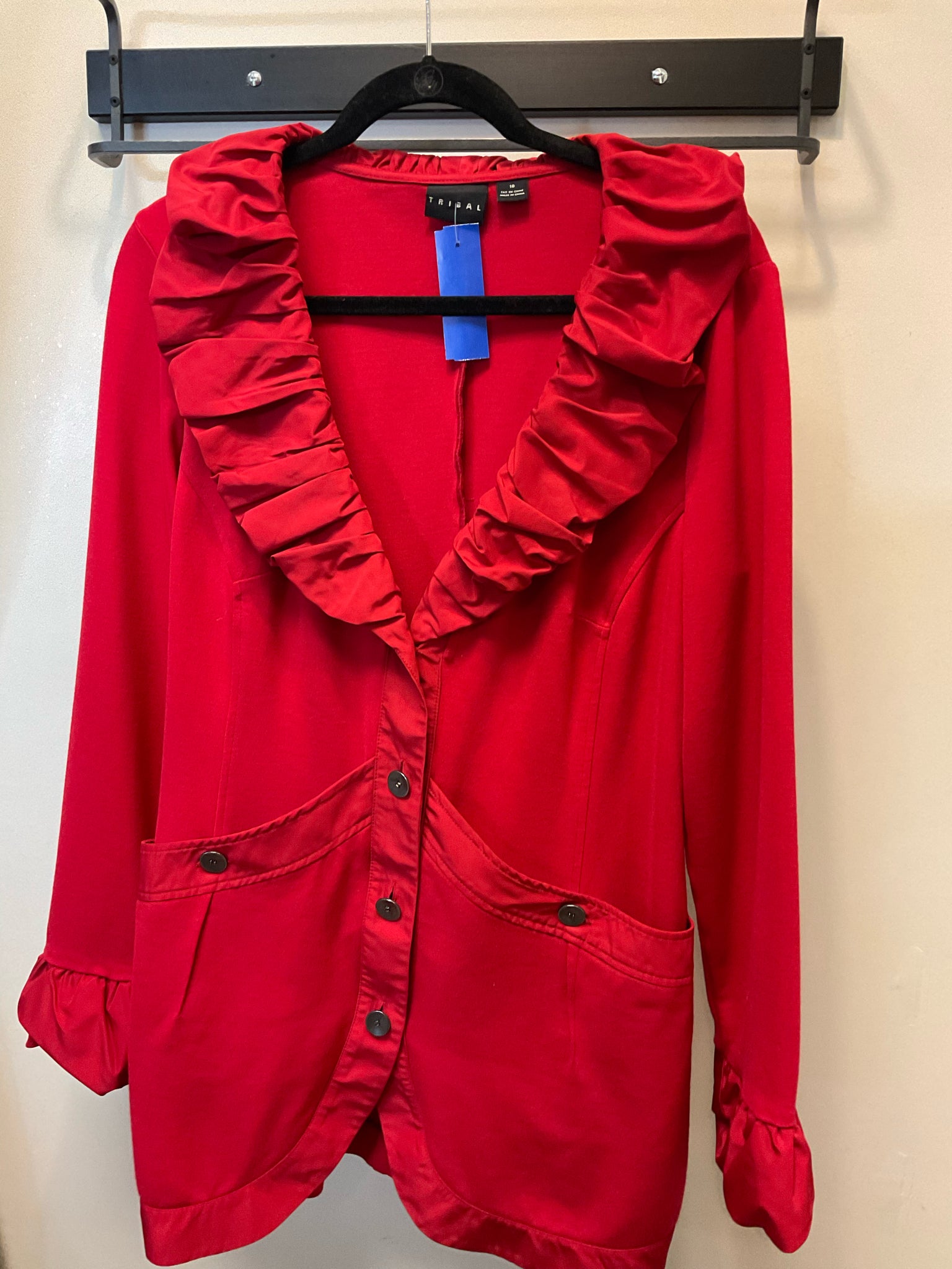 TRIBAL Size 10 Red Jacket