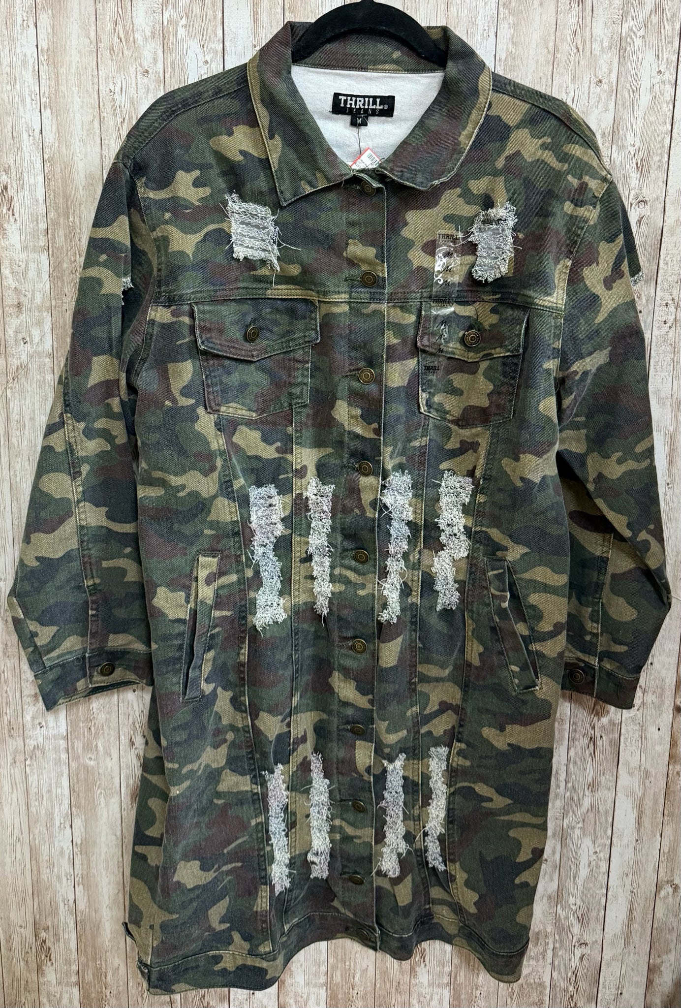Size M THRILL CAMOUFLAGE Jacket