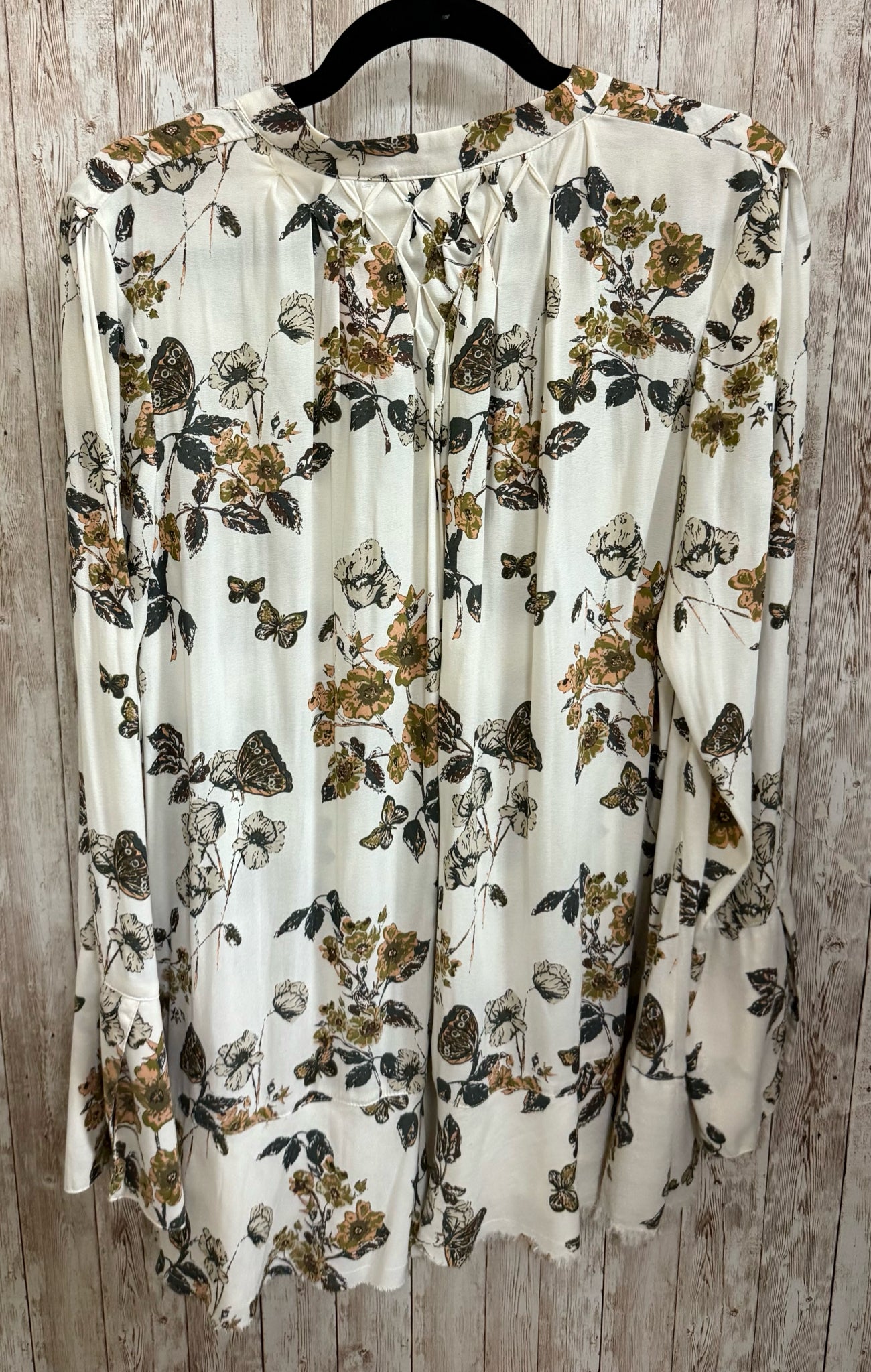 FREE PEOPLE IVORY FLORAL Women Size M Tunic