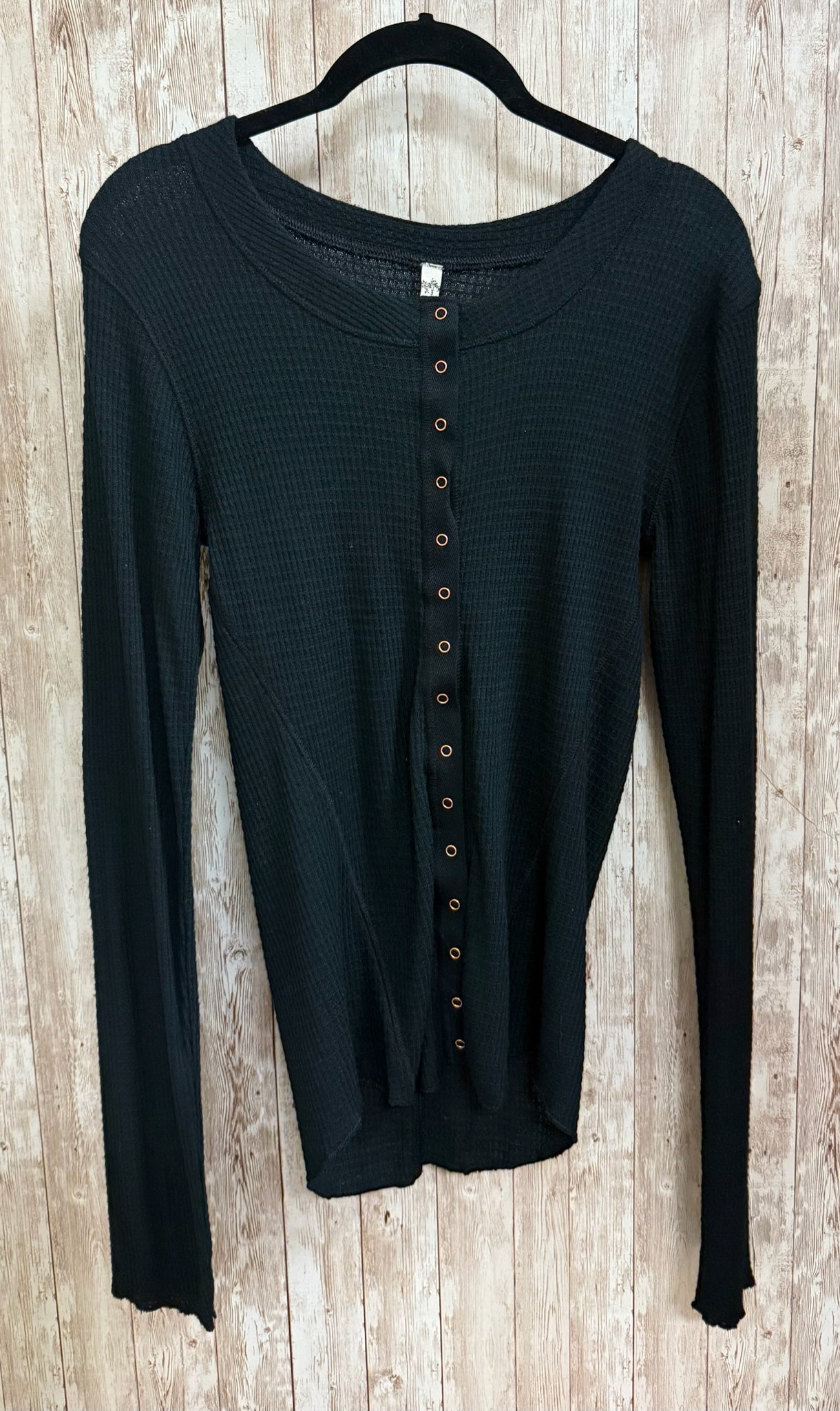 INTIMATELY FREE PEOPLE Size XL Black Cardigan