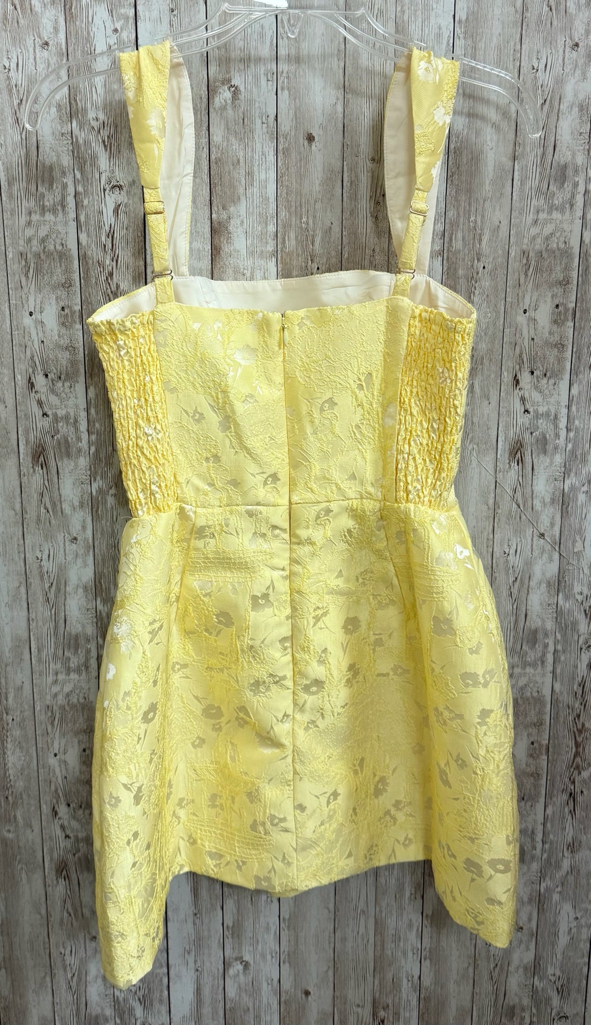 Size S AMANDA UPRICHARD Yellow Print Dress
