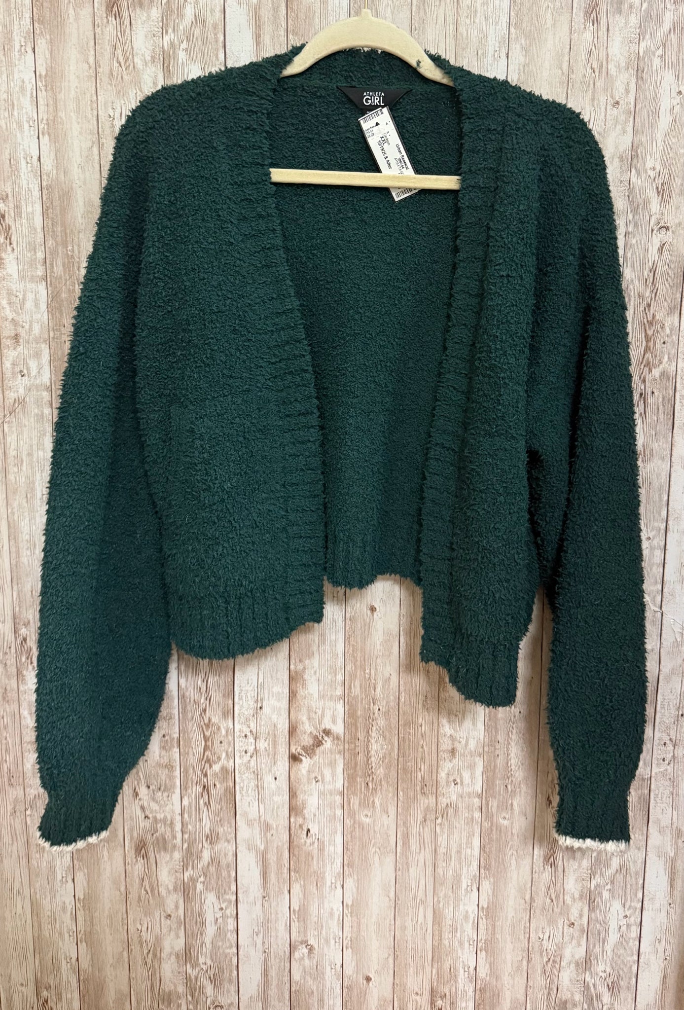 Size XXL ATHLETA GIRL Green Cardigan