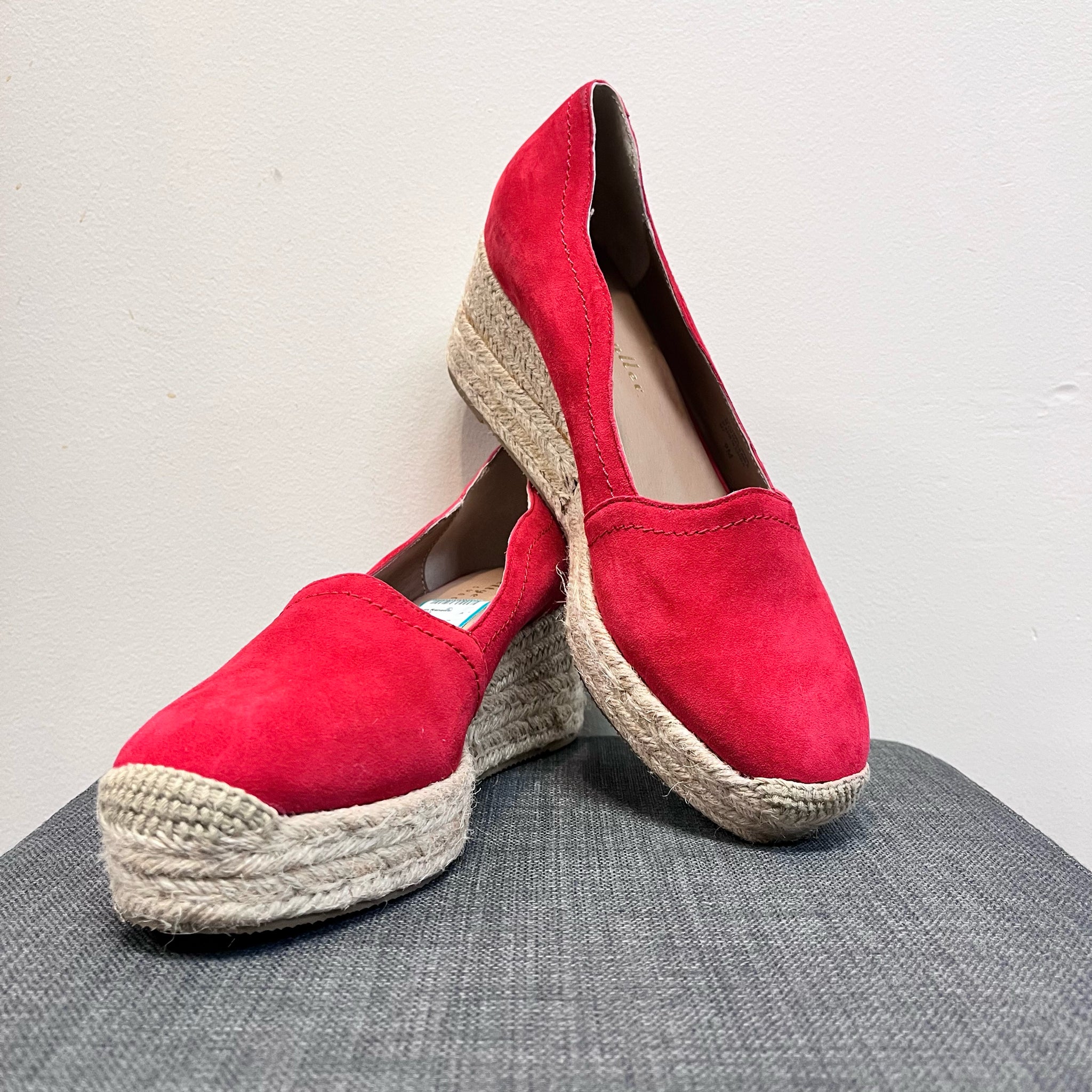RED SUEDE BETTYE MULLER 9 SHOES