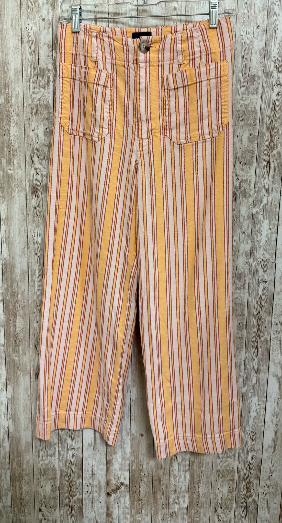Size 4 MAEVE YELLOW STRIPE Pants