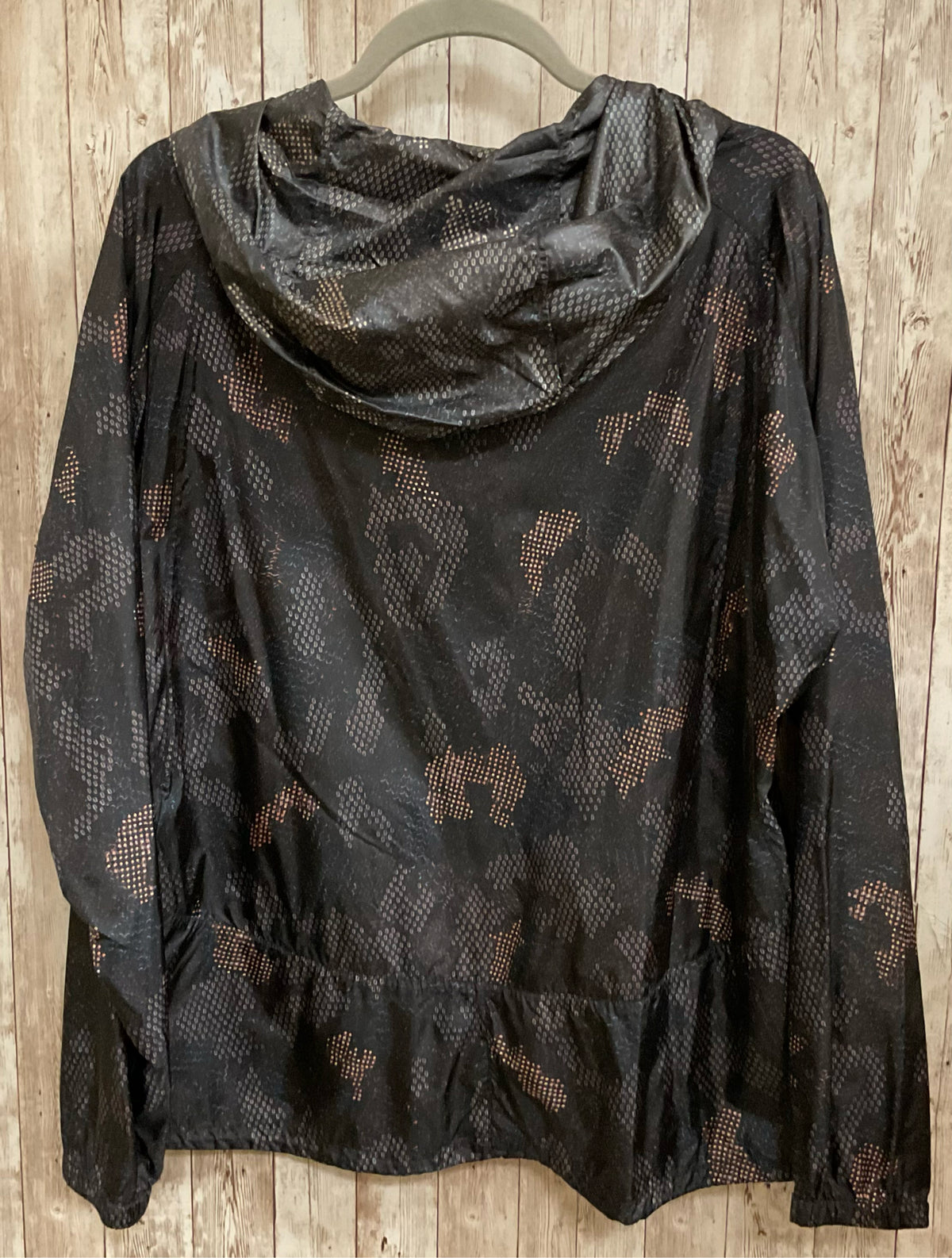 Size L THEORY Black Print Jacket