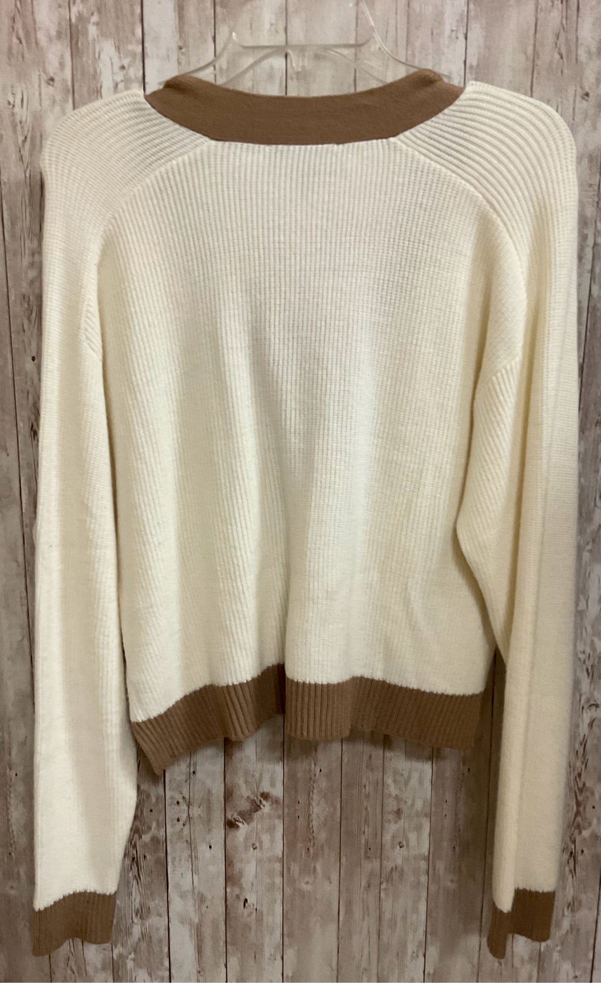 Size M LAUNDRY CREAM AND TAUPE Cardigan