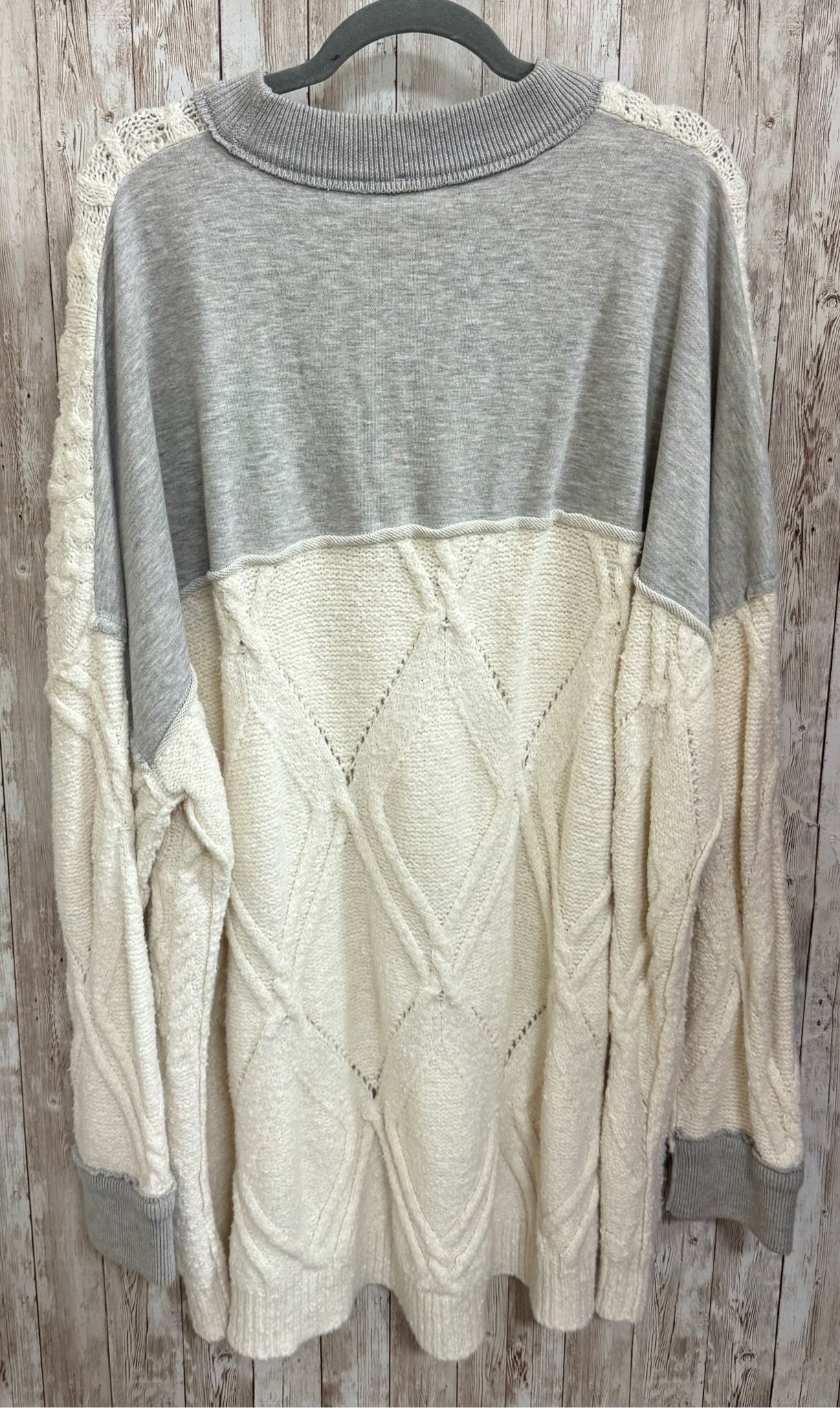 Size L FREE PEOPLE Cream Sweater