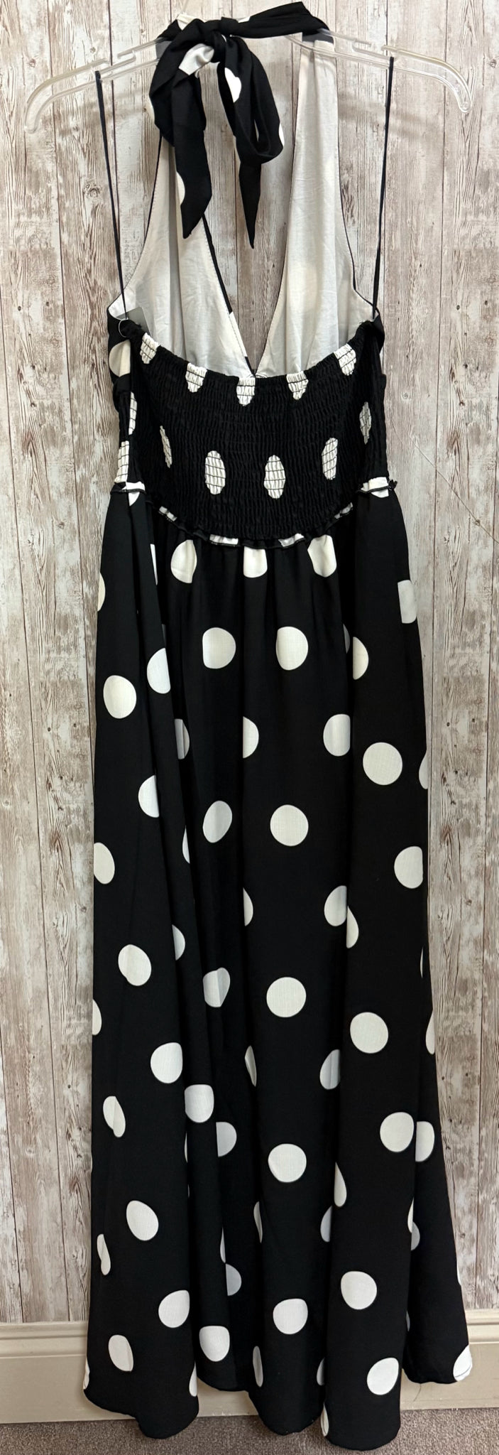 Size M LOVE X DESIGN BLACK AND WHITE POLKA DOT Dress