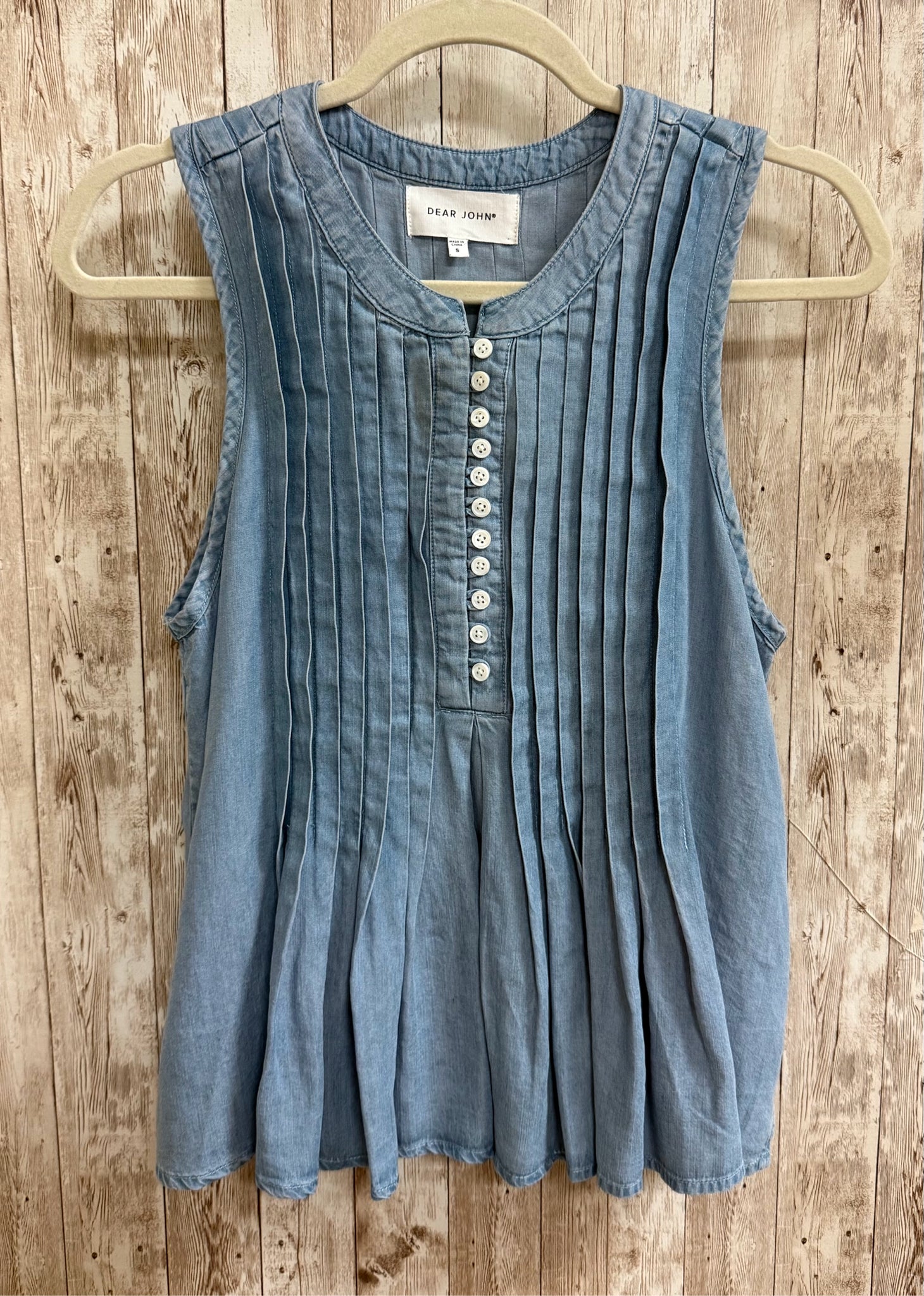 Size S DEAR JOHN Denim Top