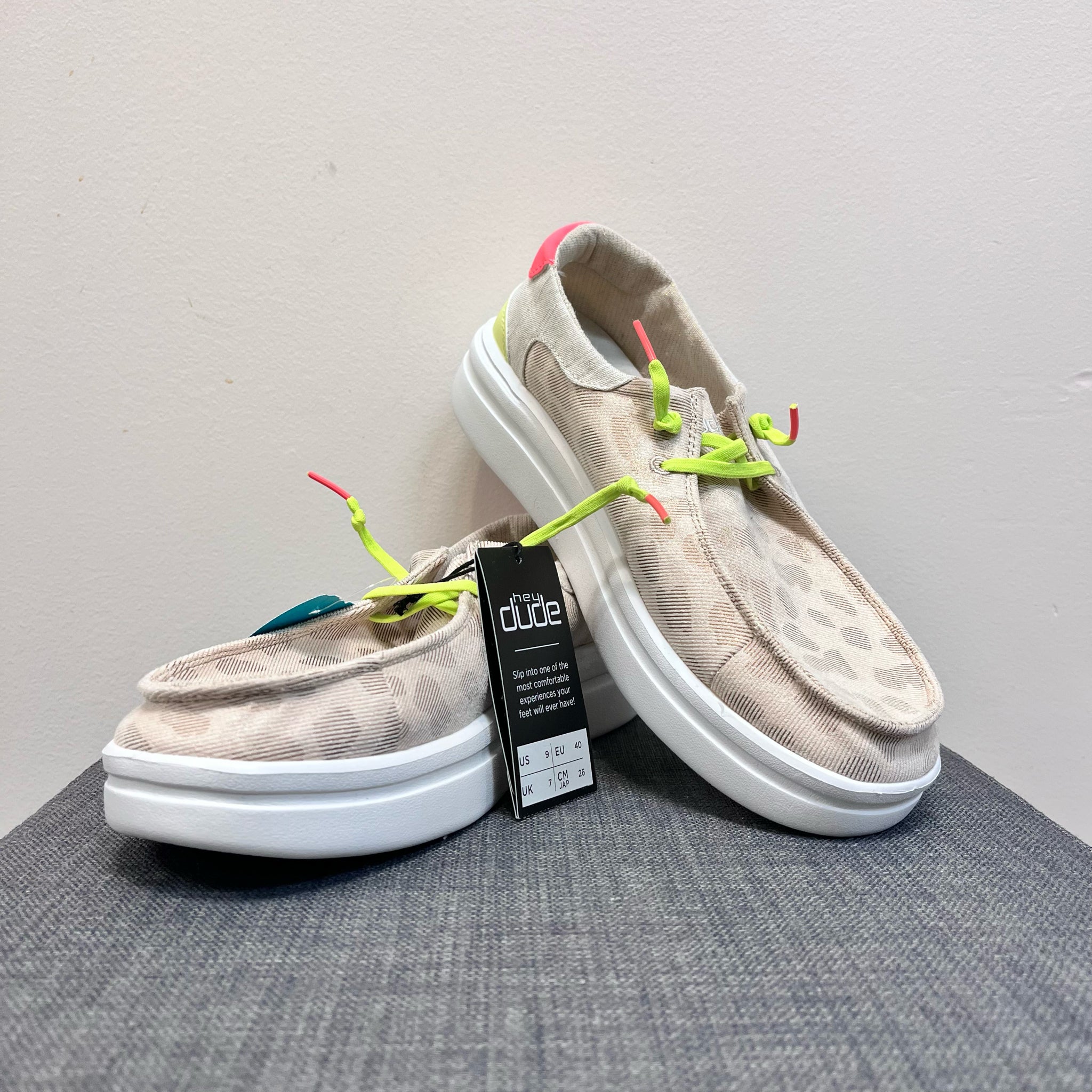 Tan HEY DUDE 9 SHOES