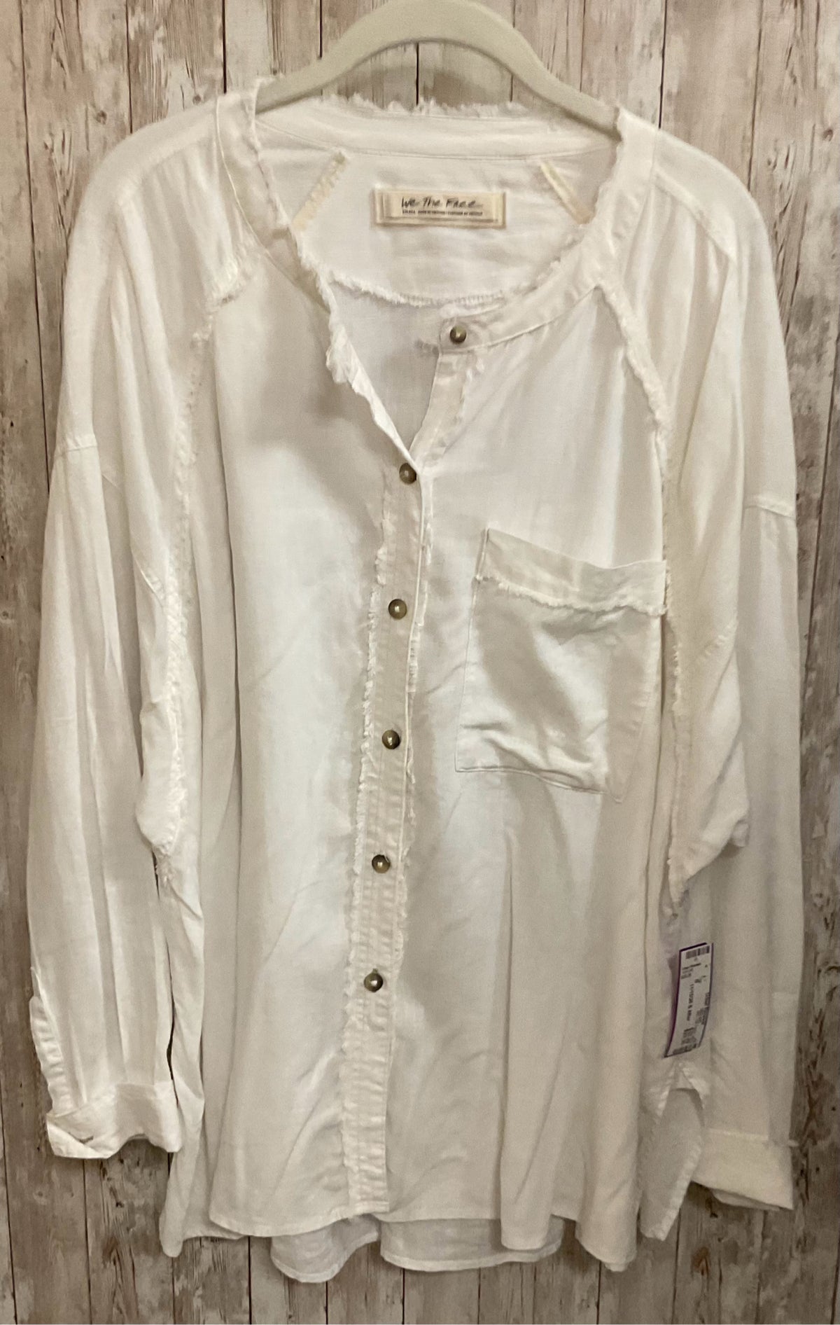 Size S WE THE FREE White Top