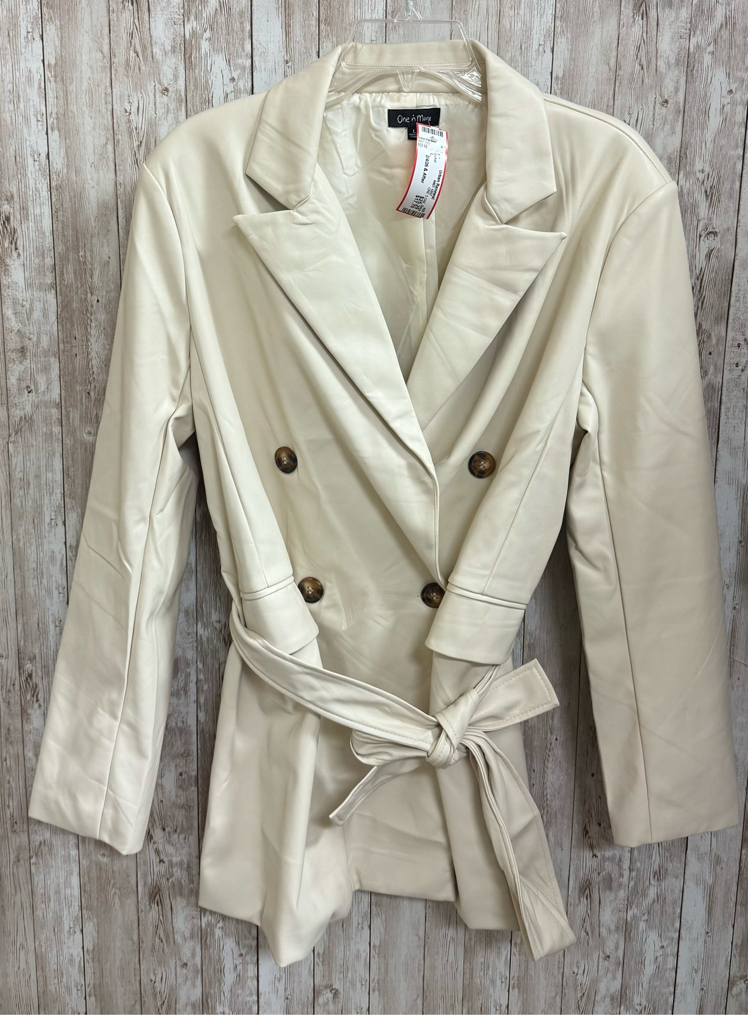 Size L ONE 5 ONE Beige Jacket