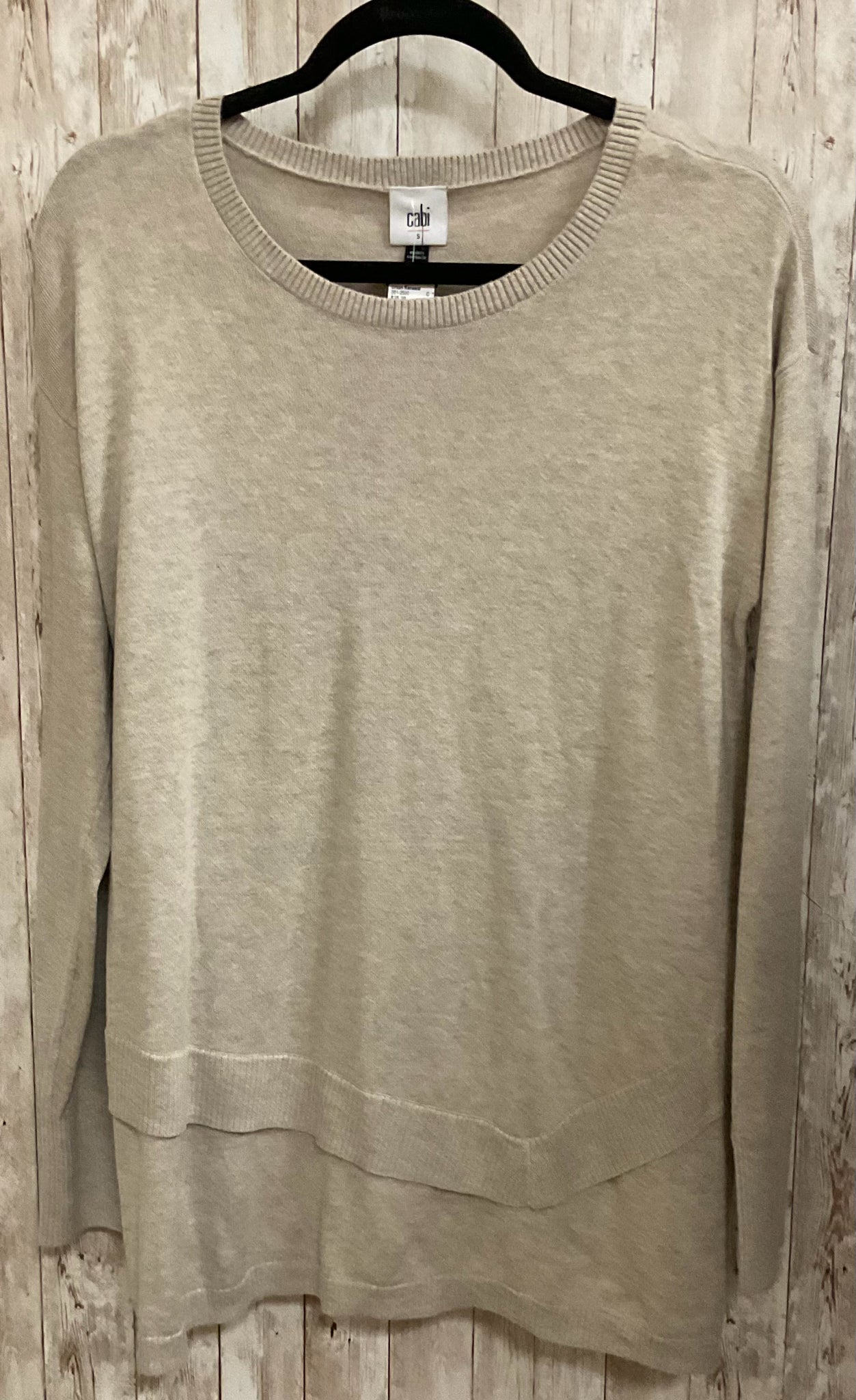 Size S CABI Tan Sweater
