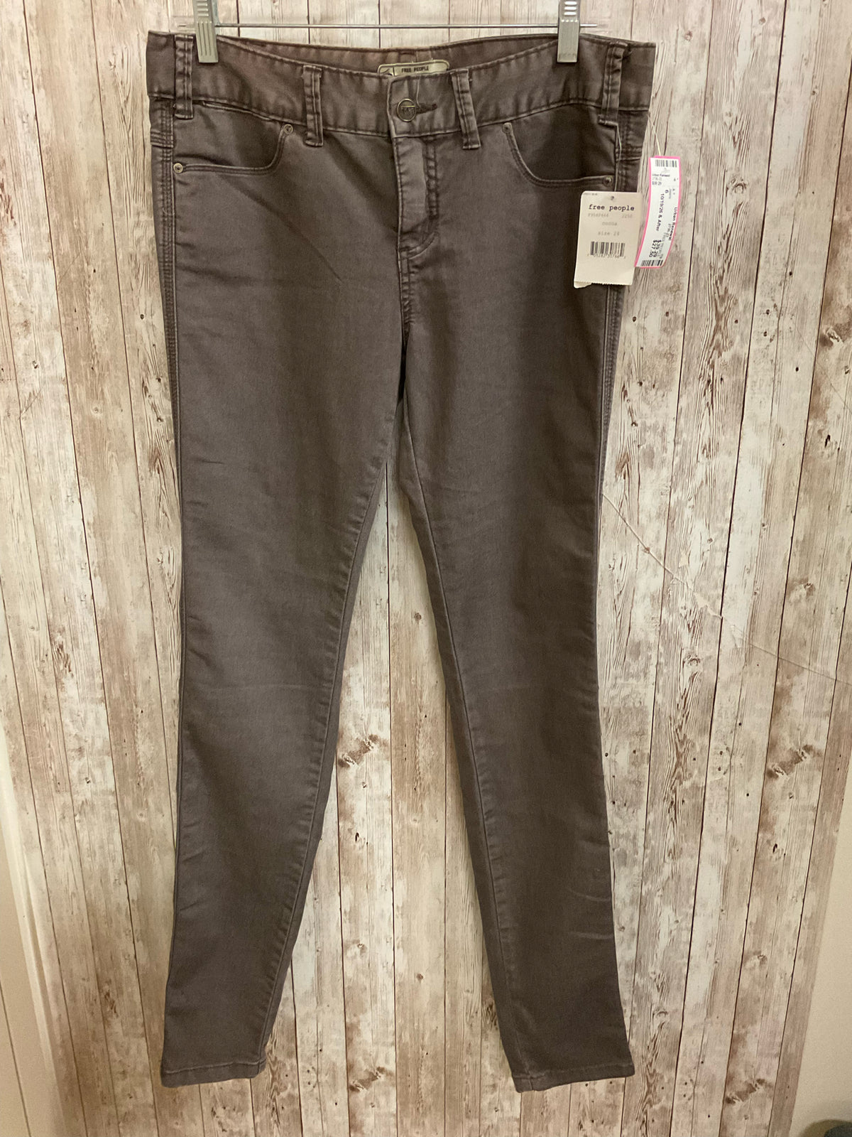 Size 6 FREE PEOPLE CHOCOLATE Jeans