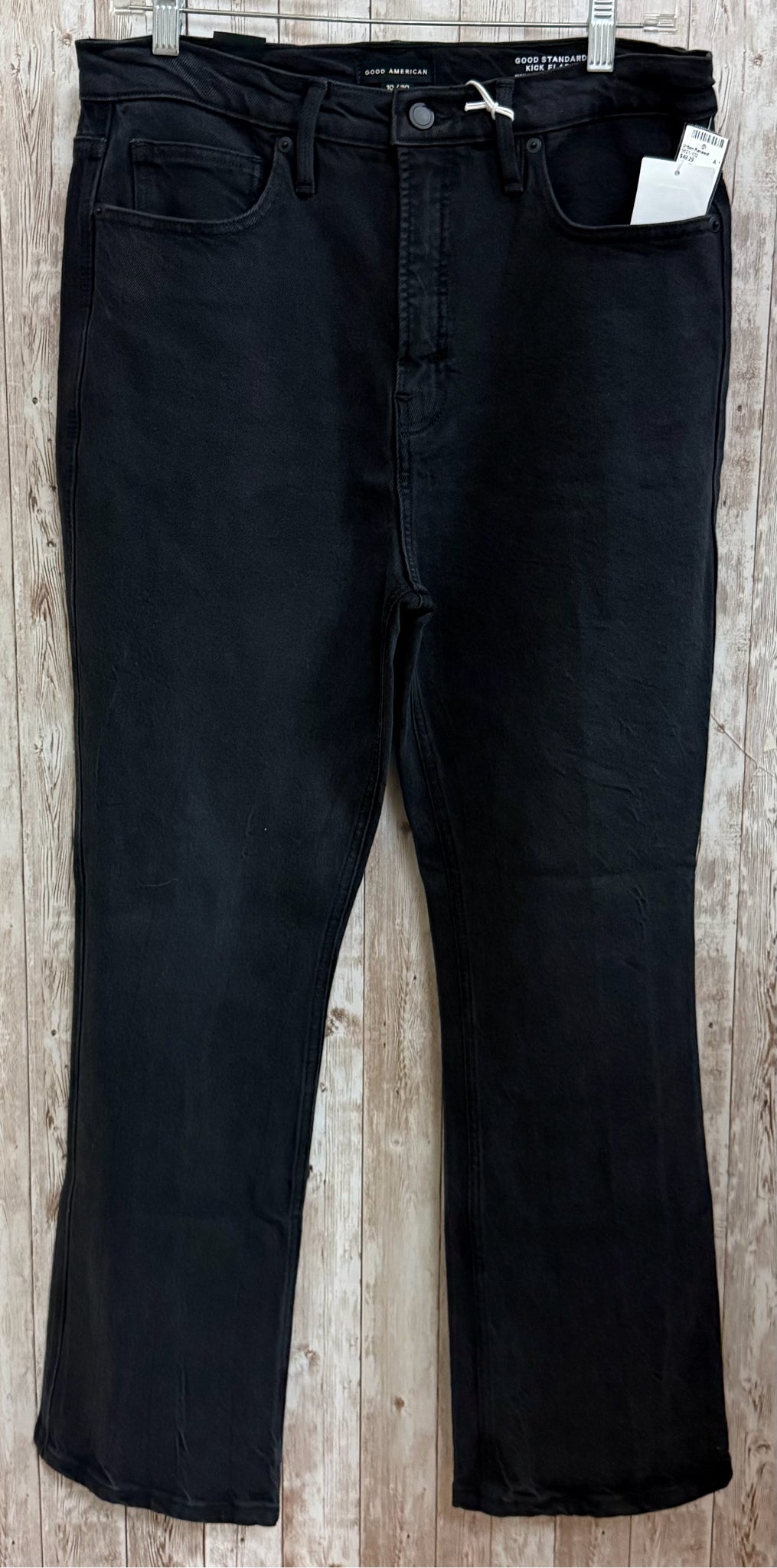 Size 10 GOOD AMERICAN Black Denim Pants