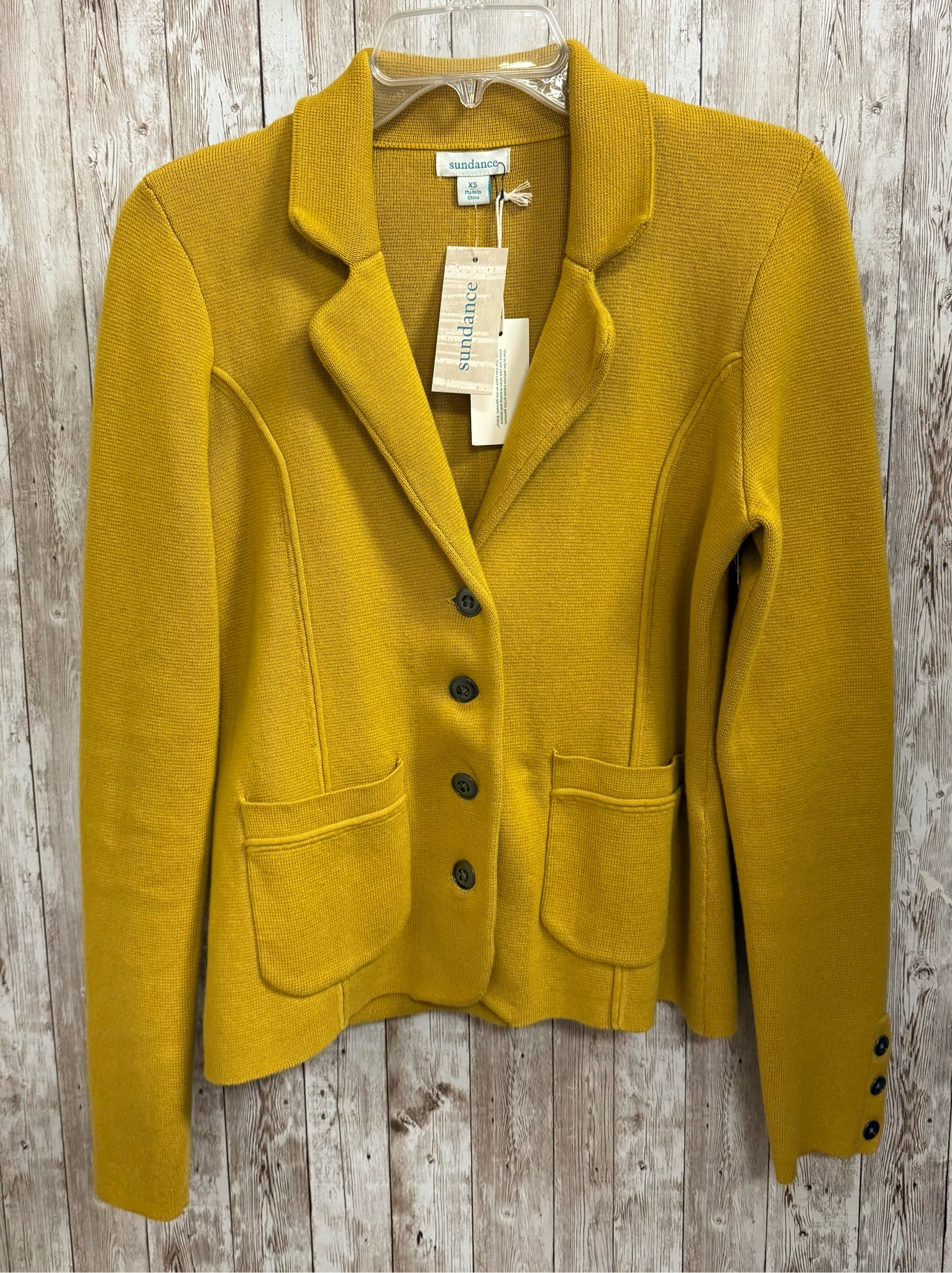 Size XS SUNDANCE Gold Blazer