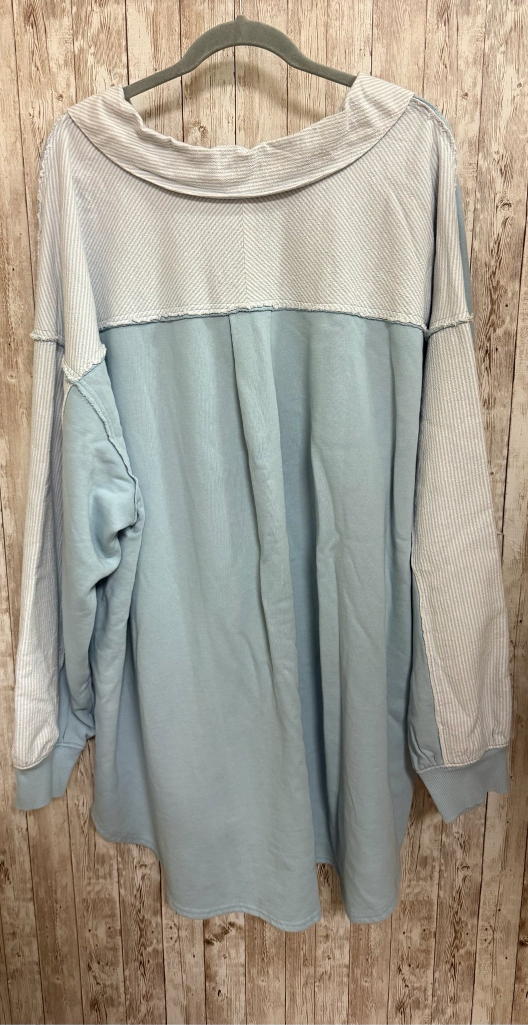 FREE PEOPLE Size XL Light Blue Top
