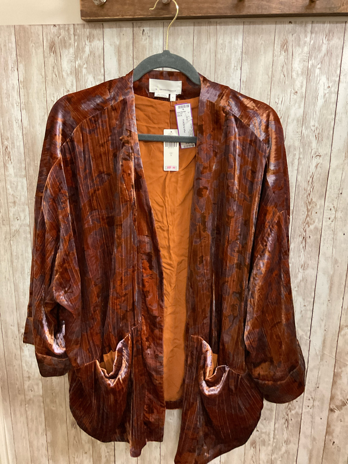 ANTHROPOLOGIE RUST PRINT Wrap