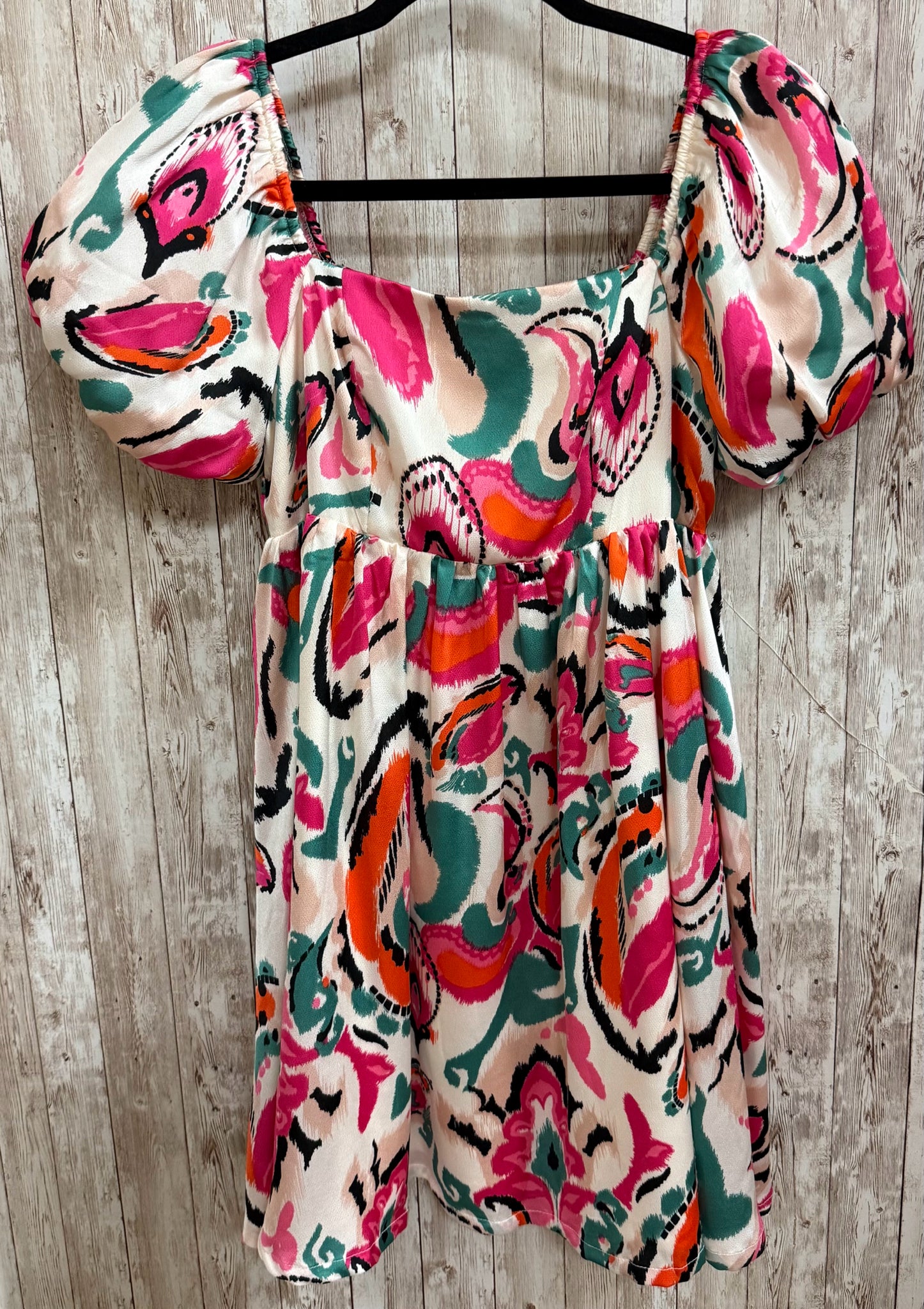Size S TCEC CREAM AND PINK Dress