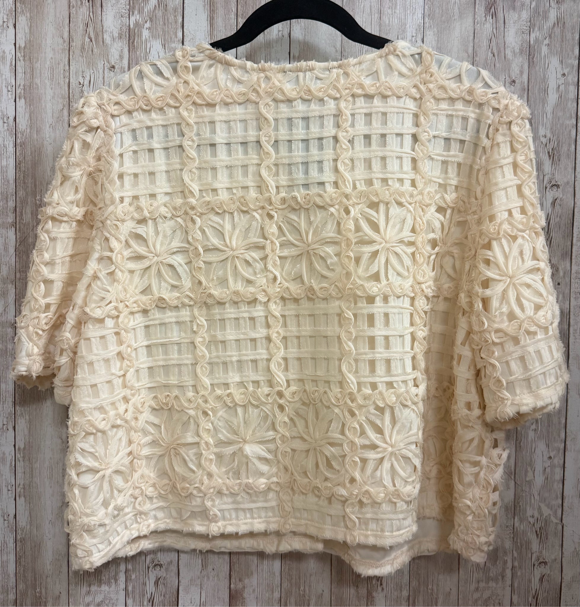 Size XL ADRIANNA PAPELL Cream Top