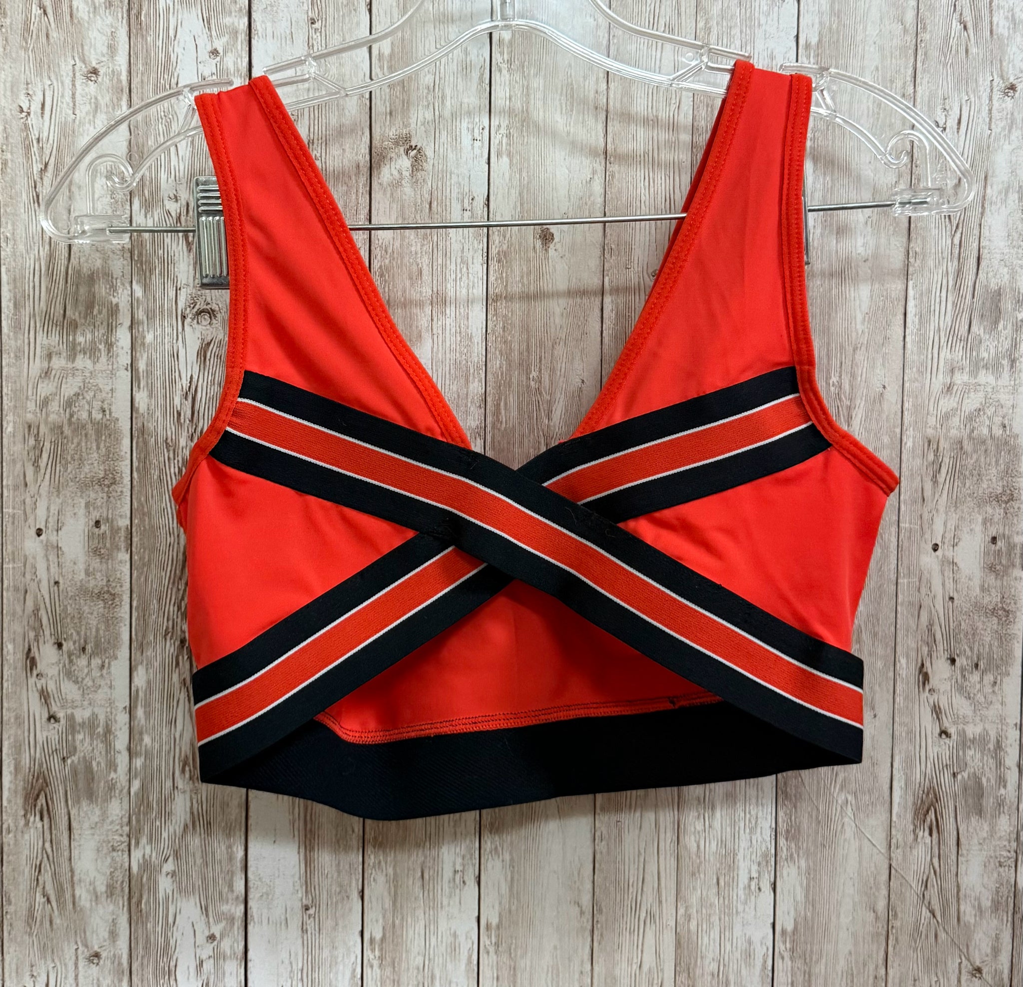 Size M RUBY RIBBON ORANGE AND BLACK 2 PC PANT SET