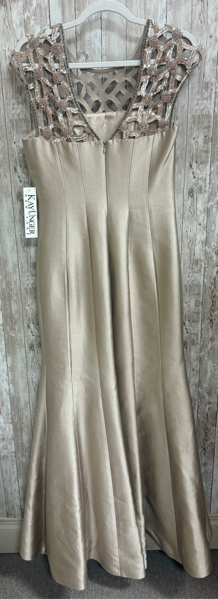 Size 4 KAY UNGER Gold Gown/Evening Wear