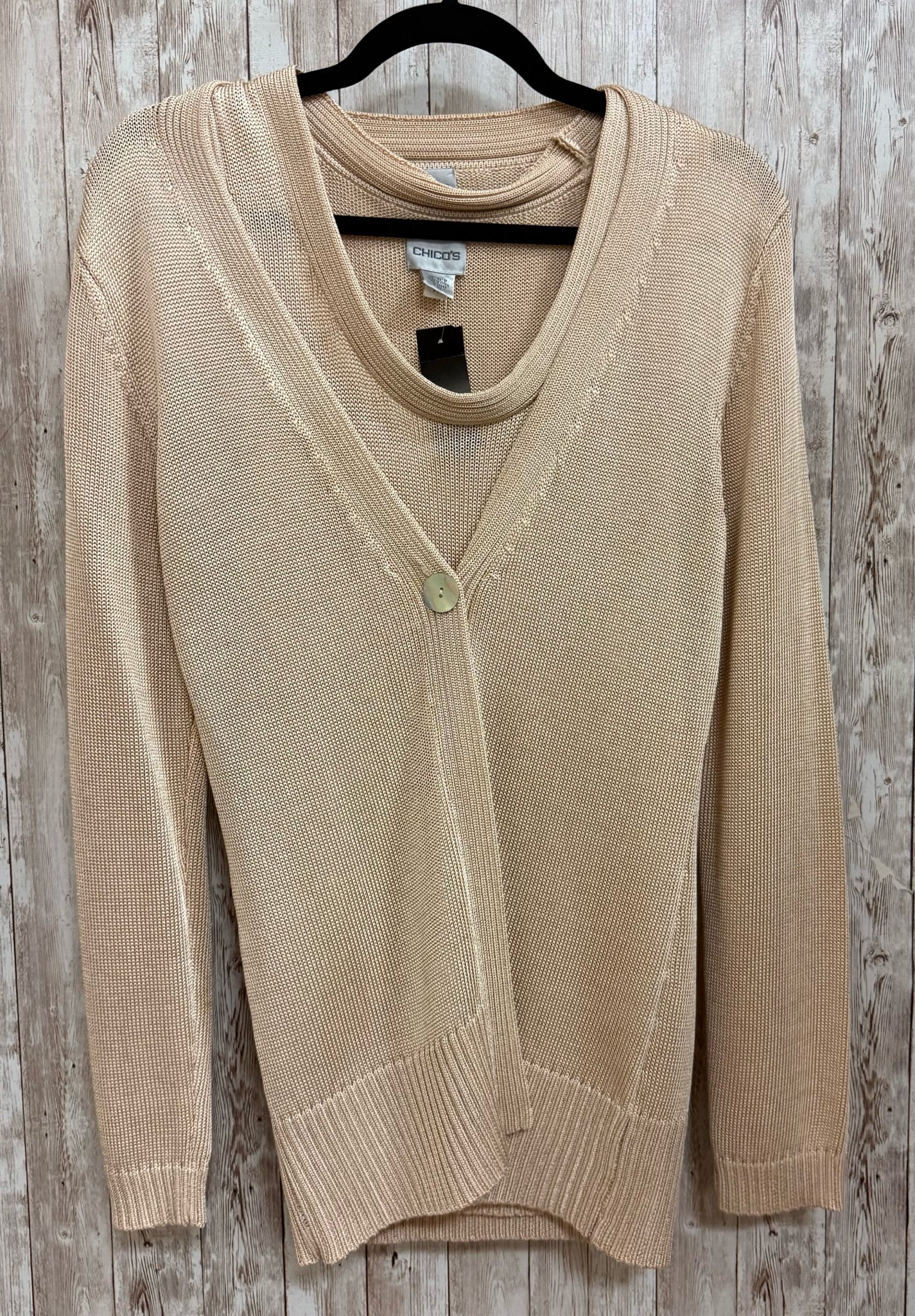 Size M CHICO'S Gold 2 PC Top