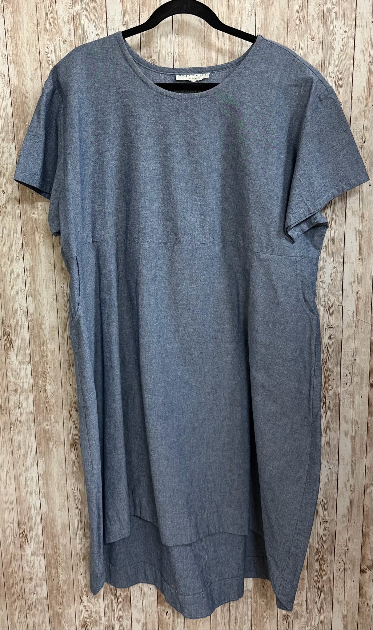 Size 1X BRYN WALKER Blue Dress