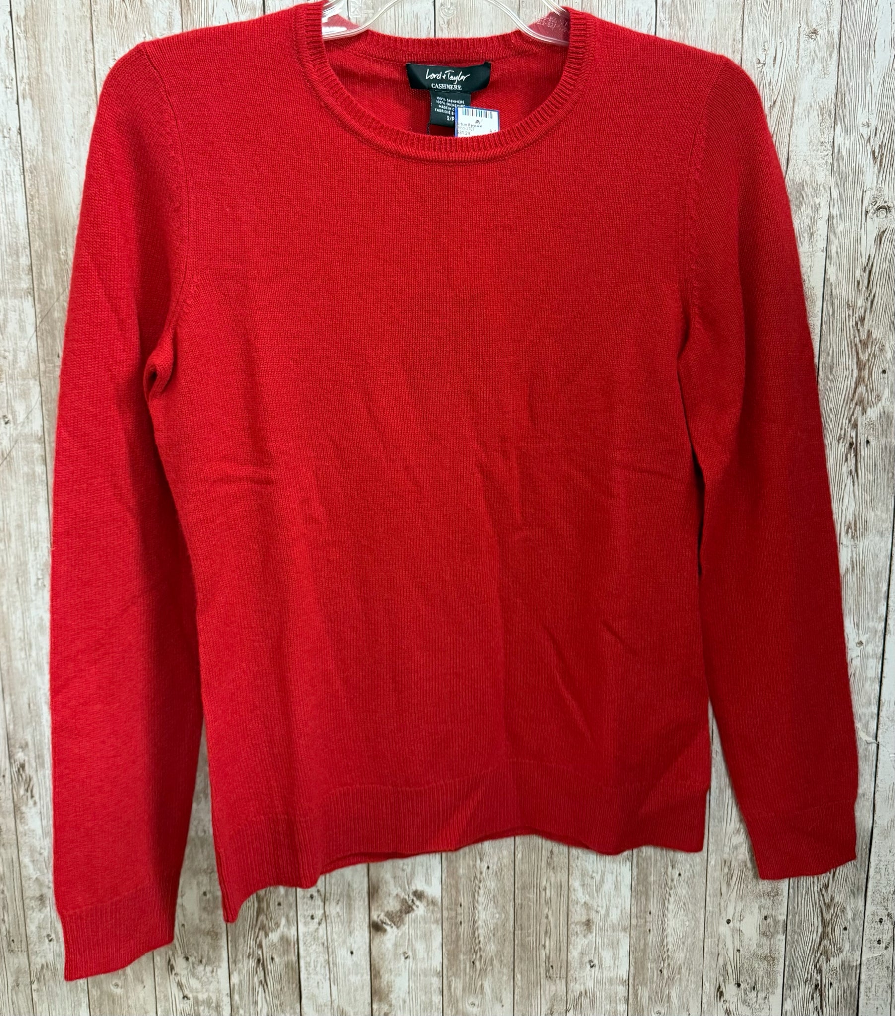 LORD & TAYLOR Size S Red Sweater