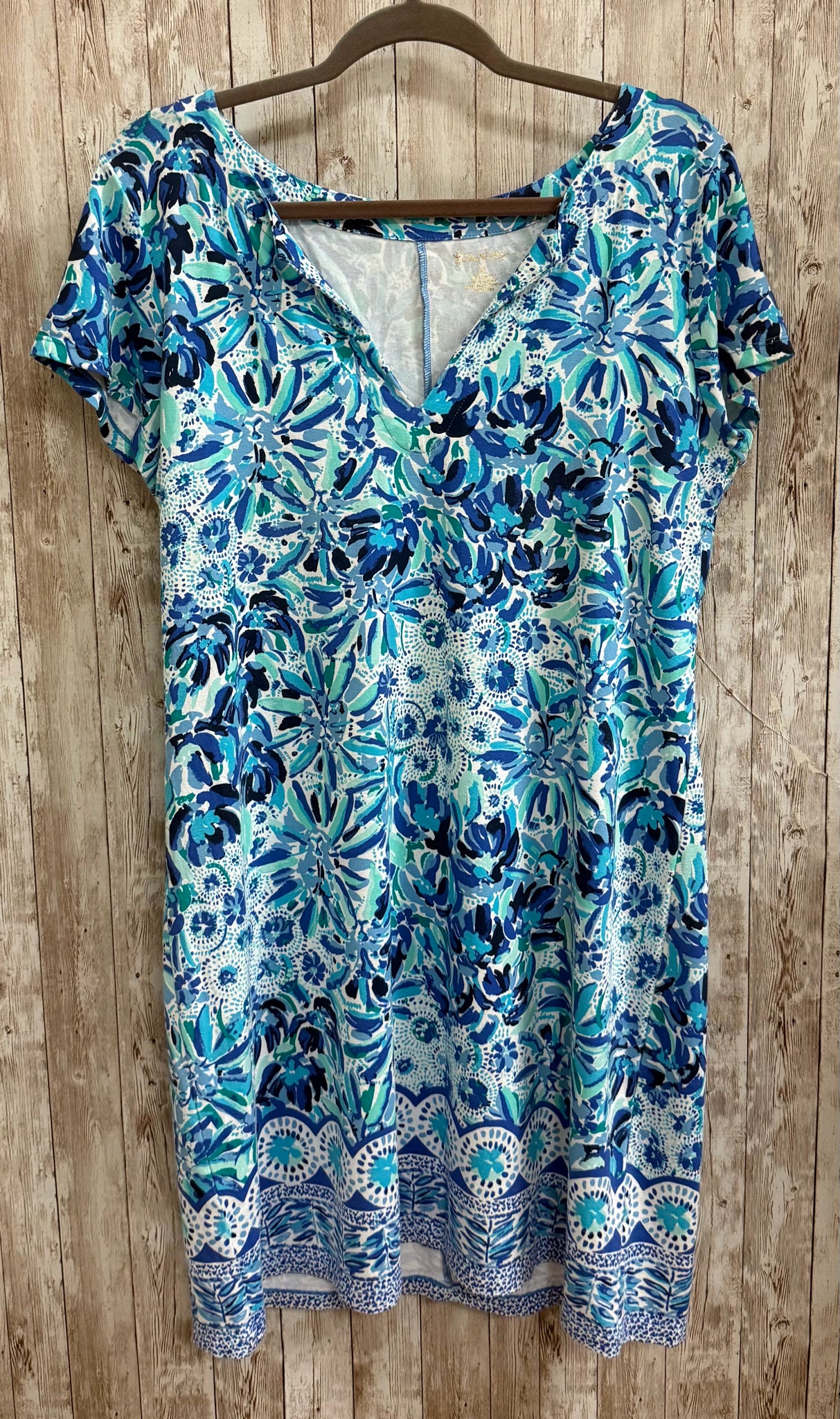 Size XL LILLY PULITZER Blue Print Dress