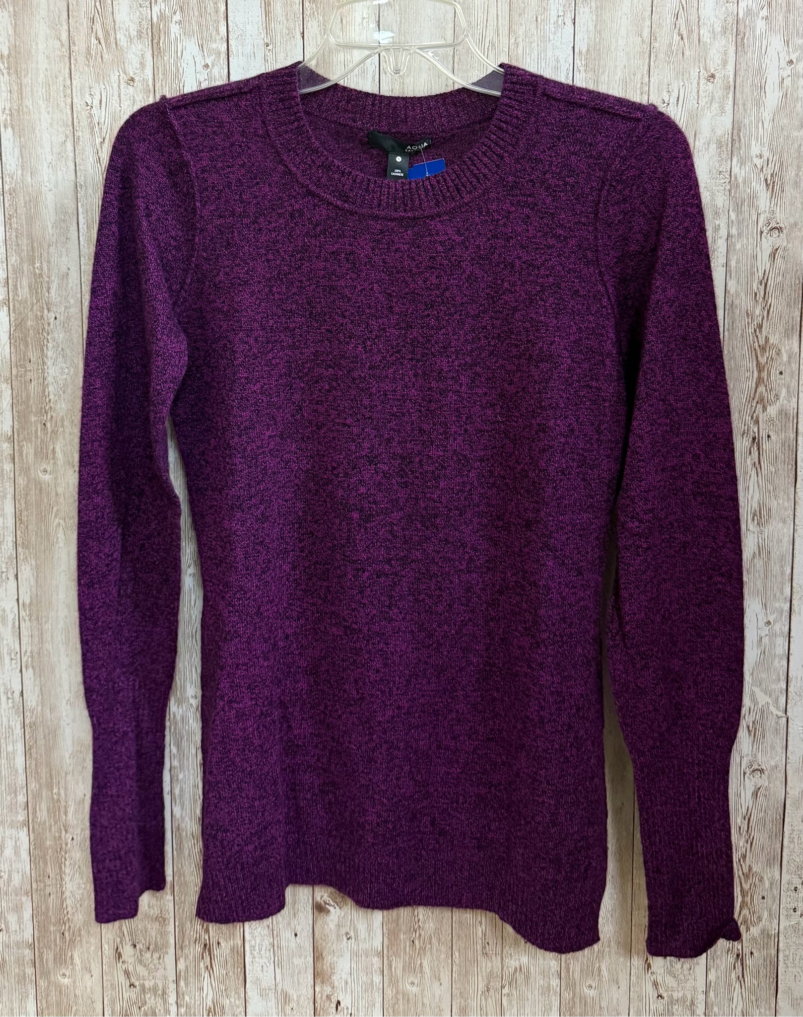 AQUA Size S PURPLE MARL Sweater
