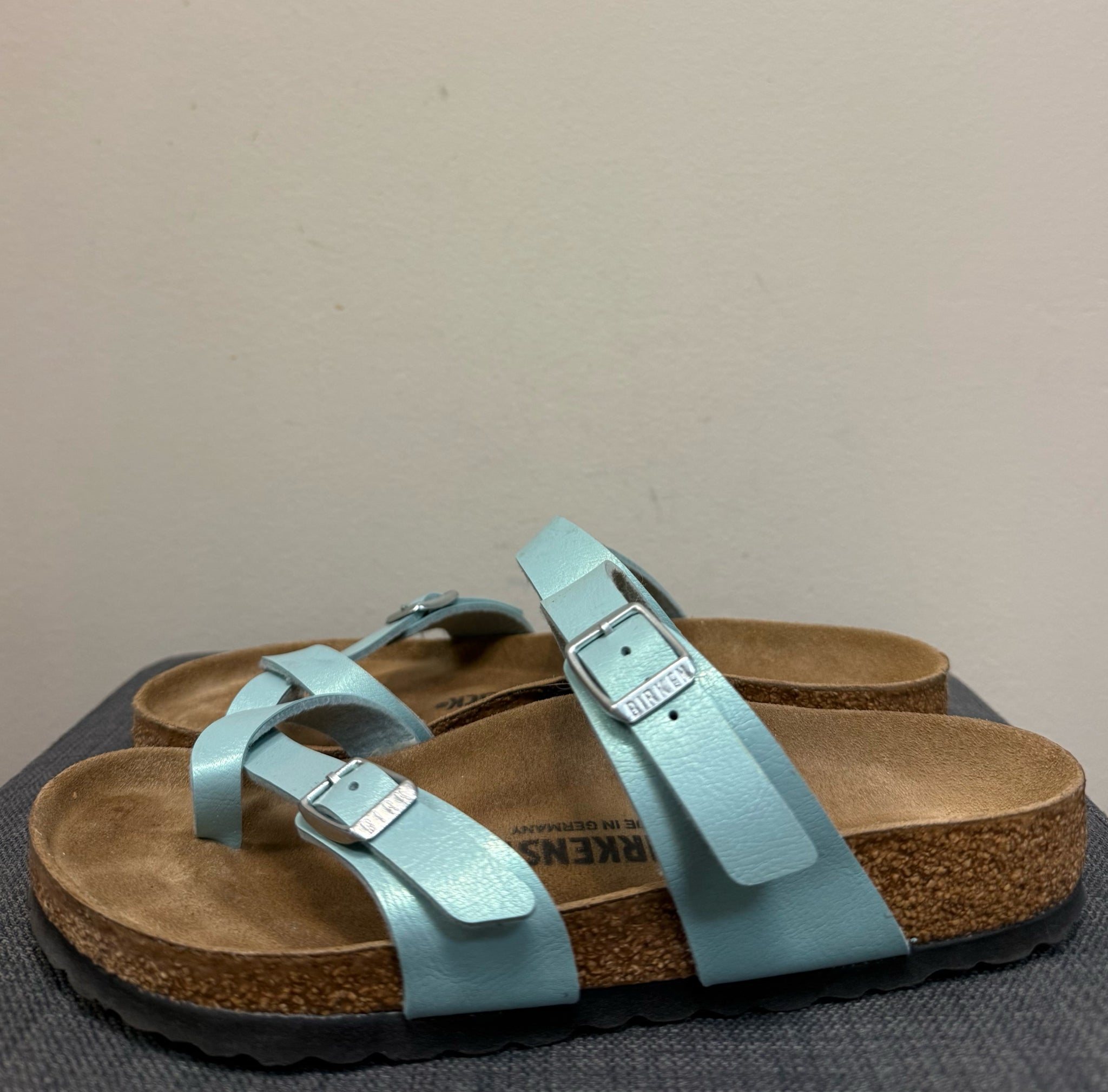 7 BIRKENSTOCK Teal Sandals