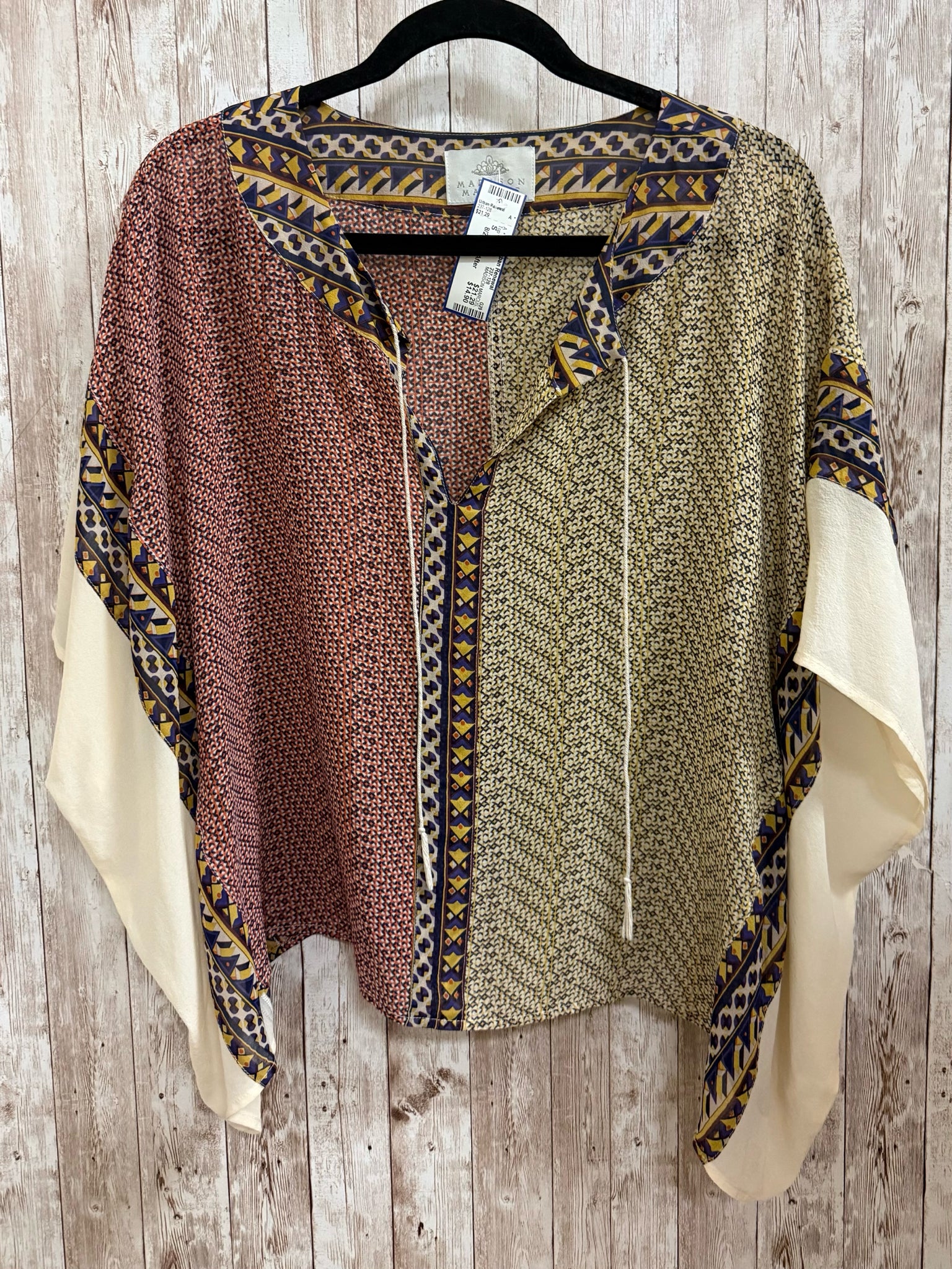 Size S MADISON MARCUS MULTI COLOR Top