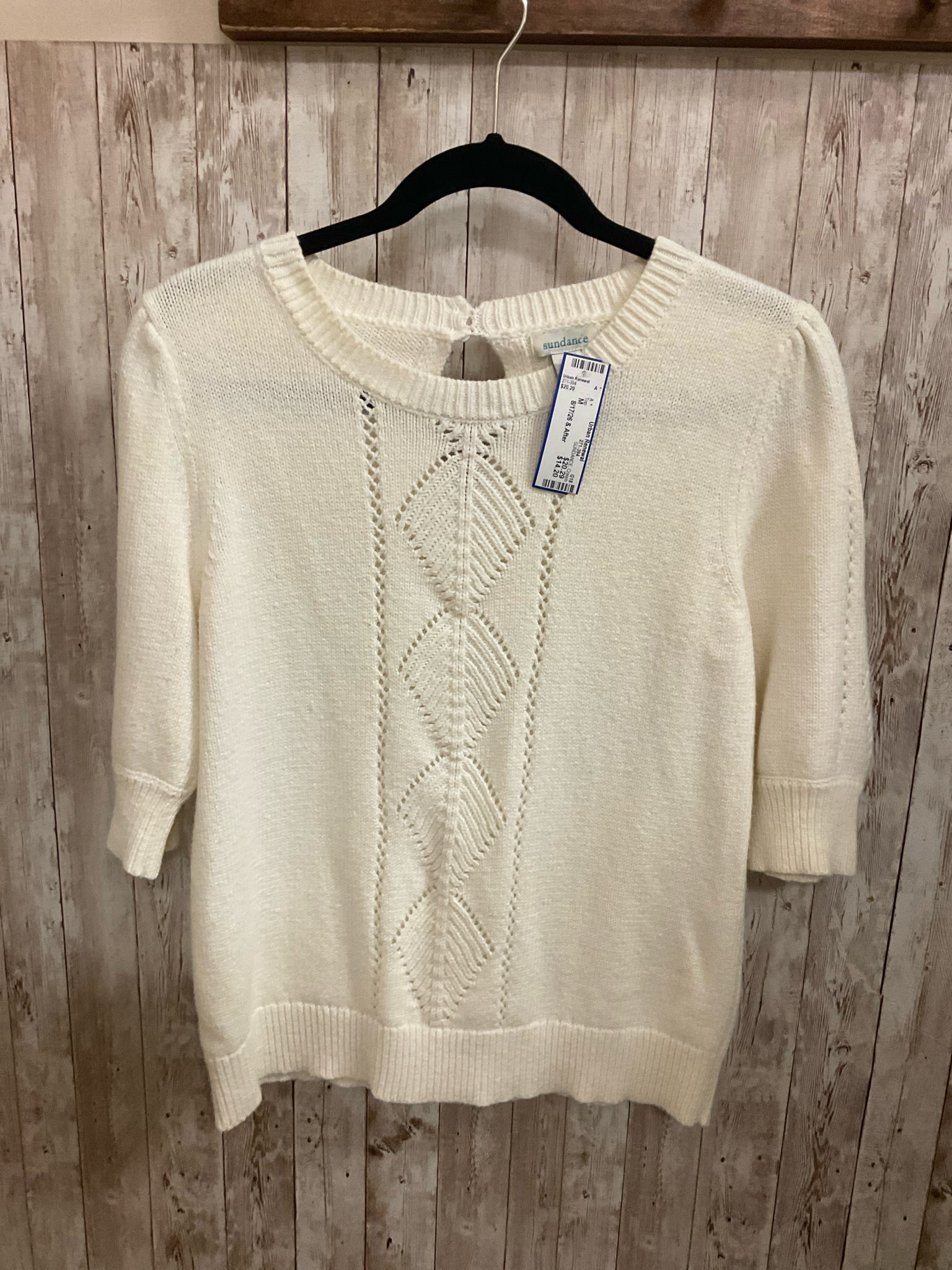 Size M SUNDANCE Cream Top