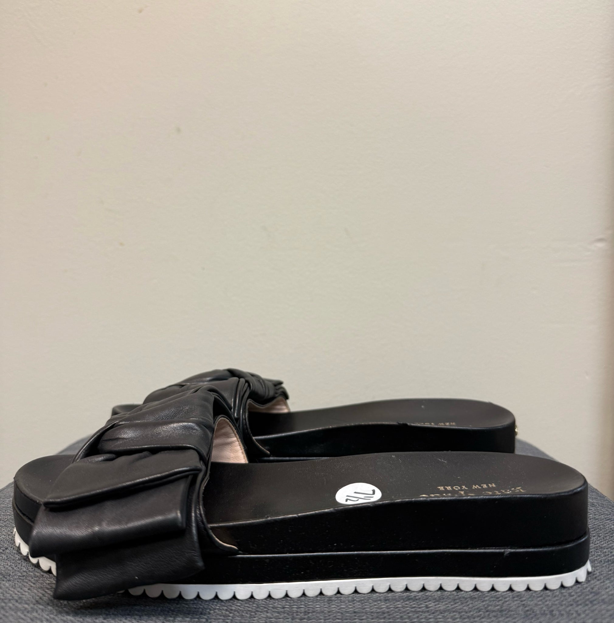 7.5 KATE SPADE Black Sandals