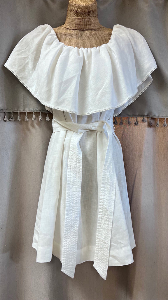 Size M TRINA TURK White Dress
