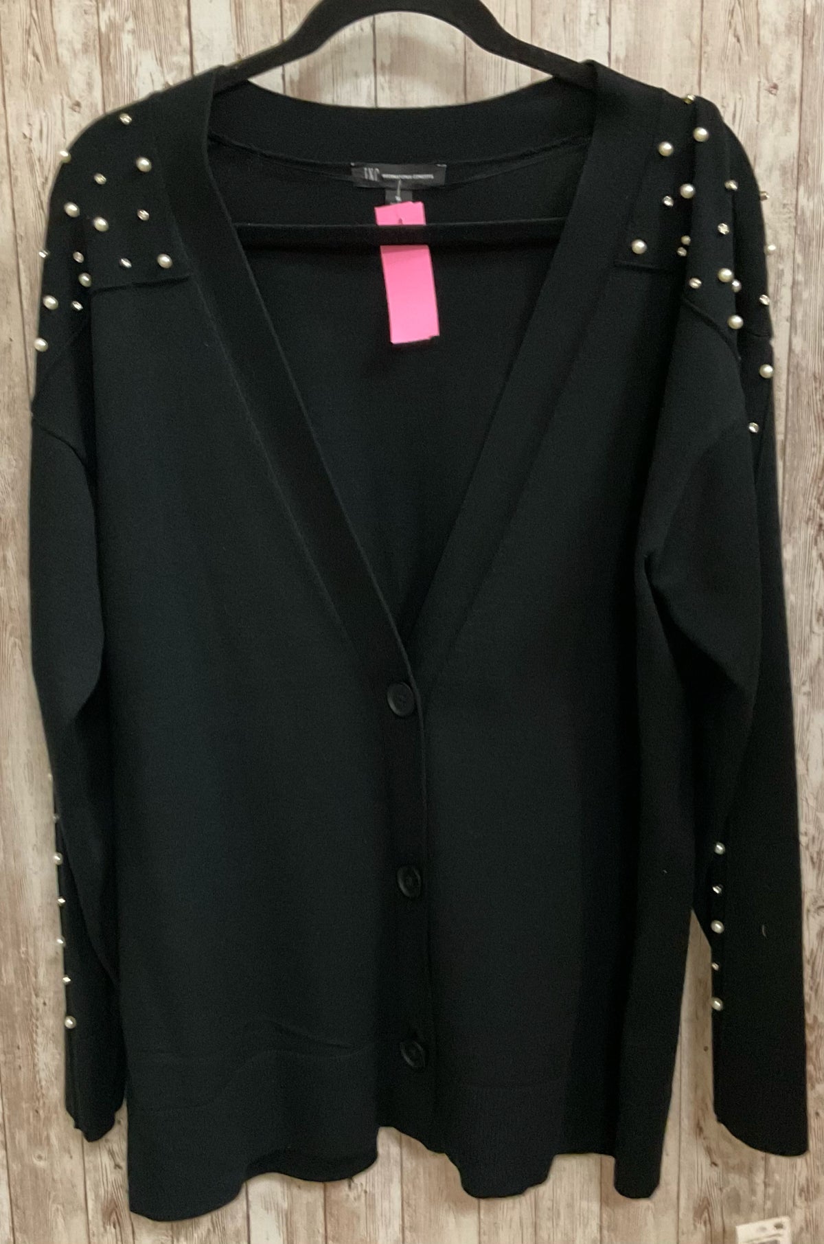 Size XL INC Black Cardigan